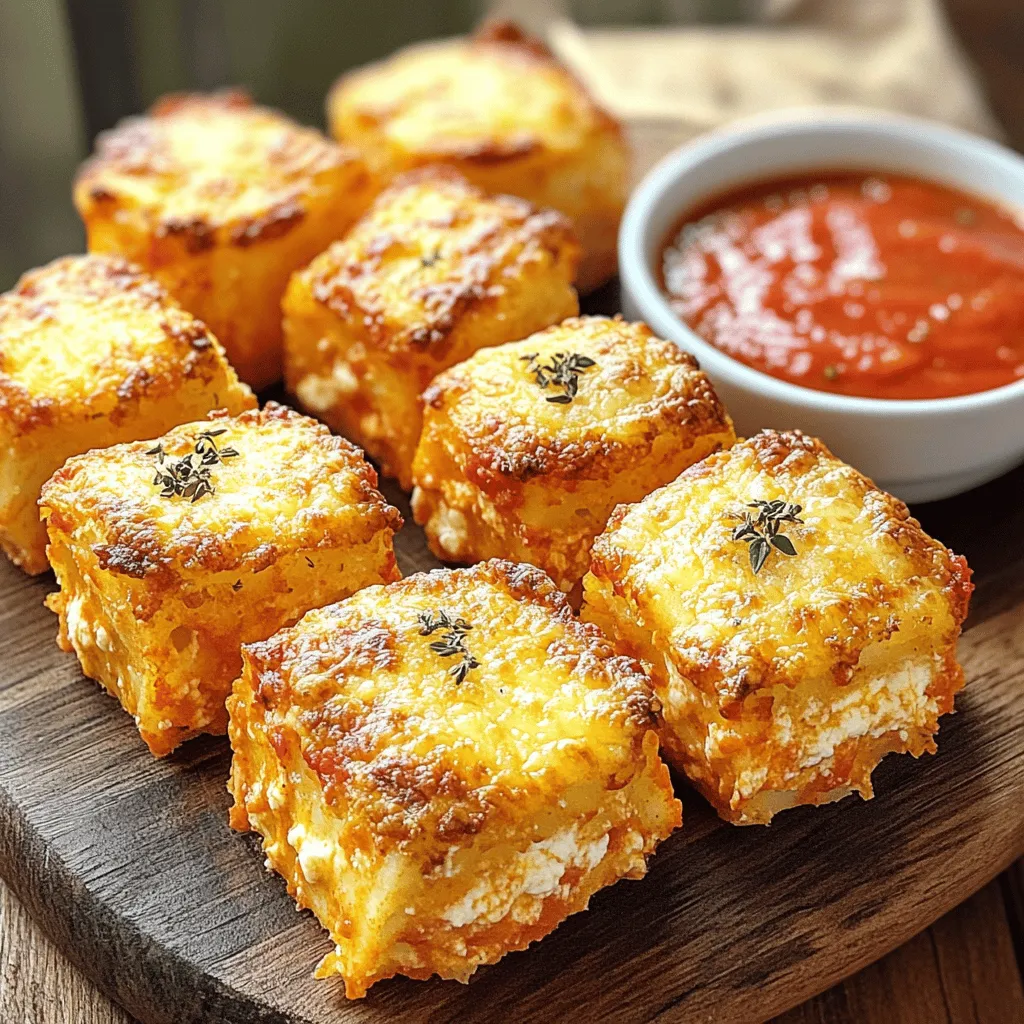 - 8 lasagna noodles - 1 cup ricotta cheese - 1 cup shredded mozzarella cheese - 1/2 cup grated Parmesan cheese - 1 teaspoon dried oregano - 1 teaspoon garlic powder - Salt and pepper to taste - 1 cup breadcrumbs - 1 egg, beaten - Olive oil spray To make Easy Air Fryer Lasagna Fritta, you need simple yet tasty ingredients. First, the main ingredients create a rich and creamy filling. The lasagna noodles serve as the base for these bites. You will mix ricotta, mozzarella, and Parmesan for a cheesy delight. Let's talk about seasonings. Dried oregano and garlic powder add a nice flavor. You can adjust salt and pepper to your taste. The breadcrumbs give a crunchy coating, while the beaten egg helps them stick. This recipe uses olive oil spray for cooking. It helps the bites get crispy without extra fat. You can find all these ingredients at your local store or pantry. For the full details, check the Full Recipe section. To start, boil the lasagna noodles in salted water. Cook them until they are al dente, which means they are firm to the bite. This usually takes about 8 to 10 minutes. Once cooked, drain the noodles in a colander. Lay them flat on a baking sheet to cool slightly. This step helps prevent them from sticking together. Now, let’s make the cheese filling. In a mixing bowl, combine 1 cup of ricotta cheese, 1 cup of shredded mozzarella cheese, and 1/2 cup of grated Parmesan cheese. Add in 1 teaspoon of dried oregano, 1 teaspoon of garlic powder, and sprinkle in some salt and pepper to taste. Mix everything well until it is smooth and blended. This filling will give your bites a creamy and rich flavor. Next, it’s time to assemble the bites. Cut each lasagna noodle in half. Take one half and place about a tablespoon of the cheese filling on it. Then, place another half on top, forming a sandwich. Press gently to seal the edges. This keeps the filling inside while cooking. To prepare for air frying, set up a station. In one bowl, beat 1 egg. In another bowl, spread out 1 cup of breadcrumbs. Dip each lasagna bite in the egg. Make sure to coat it well, then roll it in the breadcrumbs. This gives the bites a nice crispy texture when they cook. For the full recipe, check this out: [Full Recipe]. To get that perfect crunch, always preheat your air fryer. Preheating helps the bites cook evenly. I also recommend using olive oil spray. A light mist before cooking adds extra crunch and flavor. One big mistake is overfilling the bites. If you add too much filling, they can burst open. Another mistake is skipping the cooling step for the noodles. If the noodles are too warm, the filling might spread out. If you make a larger batch, adjust the cook time. You may need to add a few extra minutes. For optimal settings, cook at 375°F (190°C). This temperature gives you that golden, crispy outer layer. {{image_2}} You can change up the cheese in this recipe. Instead of just mozzarella and ricotta, try using cheddar or feta. Cheddar adds a sharp taste that can brighten the dish. Feta brings a salty flavor that pairs well with the other ingredients. Mix and match to find your favorite blend! Want to make your lasagna fritta even more special? Add some spinach or mushrooms to the cheese filling. These ingredients bring extra nutrition and flavor. Chopped sausage can also give a hearty touch. Experiment with these additions to suit your taste and make the dish your own. While marinara is a classic choice, don’t shy away from other dipping sauces. Try ranch or garlic aioli for a creamy twist. A spicy arrabbiata sauce can add a kick. You can even serve them with a sweet chili sauce for a fun dip. The right sauce can take your bites to a whole new level. To store leftovers, let the lasagna fritta cool first. Place them in an airtight container. You can keep them in the fridge for up to three days. This way, they stay fresh and tasty for later. If you want to freeze the bites, wrap each one in plastic wrap. Then, place them in a freezer bag. Make sure to remove as much air as possible. They can last in the freezer for about two months. This keeps them ready for a quick snack or meal. When reheating, the air fryer is your best friend. Preheat it to 350°F (175°C). Place the bites in the basket and heat for about 5-7 minutes. This method keeps them crispy. You can also use an oven if you don’t have an air fryer. Just bake at the same temperature for 10-15 minutes. Enjoy the crunch! Yes, you can use no-boil lasagna noodles. They save time and effort. No-boil noodles soak up moisture during cooking. This helps them become tender without boiling. Just layer them as you would regular noodles. Keep in mind, they may change texture slightly. You may need to adjust cooking time, so check for doneness. If you lack an air fryer, you can bake these bites. Preheat your oven to 375°F (190°C). Place the bites on a baking tray lined with parchment paper. Bake them for 15-20 minutes. They should be golden brown and crispy. You can also pan-fry them in a skillet with a bit of oil. Just make sure to flip them to avoid burning. These bites pair well with many sides. Here are some great options: - Garlic bread: A classic choice that complements Italian dishes. - Caesar salad: The crisp greens balance the richness of the bites. - Steamed vegetables: Broccoli or green beans add freshness. - Marinara sauce: Use it as a dip for extra flavor. Try these sides for a complete and tasty meal! In this article, we covered how to make easy air fryer lasagna fritta. We discussed the key ingredients, including noodles and cheese, and steps for making and assembling the bites. I gave tips for crispiness and shared storage advice. Remember, variations can keep your dish fun and fresh. These bites are tasty and simple to create, making cooking enjoyable. Now, it's time to gather your ingredients and try this recipe for yourself! Enjoy your cooking!
