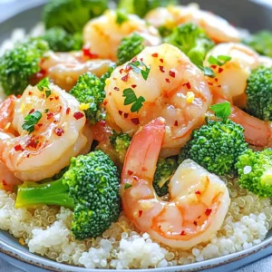 To create this flavorful delight, gather the following ingredients: - 1 lb shrimp, peeled and deveined - 2 cups broccoli florets - 4 tablespoons unsalted butter - 4 cloves garlic, minced - 1 teaspoon red pepper flakes (adjust to taste) - Salt and pepper to taste - Zest and juice of 1 lemon - 2 tablespoons fresh parsley, chopped - Cooked rice or quinoa, for serving Each ingredient plays a key role in this dish. The shrimp brings protein and a mild taste. The broccoli adds crunch and nutrition. Garlic delivers a rich, warm flavor. Butter gives a creamy base, while lemon adds brightness. Red pepper flakes introduce just the right amount of heat. Fresh parsley adds a pop of color and freshness. If you want to make this dish even more special, consider using high-quality shrimp. Fresh shrimp can enhance the taste significantly. Also, try using organic broccoli for better flavor and texture. For the full recipe, follow the detailed steps provided. Enjoy your cooking journey! - Blanching broccoli florets: Start by boiling a large pot of salted water. Once it boils, add the broccoli florets. Blanch them for about 2-3 minutes. You want them bright green and just slightly tender. - Ice bath technique: After blanching, quickly move the broccoli to an ice bath. This cools them fast and keeps their color bright. Let them sit for a few minutes, then drain. - Melting butter and adding garlic: In a large skillet, melt 4 tablespoons of unsalted butter over medium heat. Once the butter is melted, add 4 cloves of minced garlic. Sauté for about 1 minute until it becomes fragrant. - Incorporating red pepper flakes: Next, add 1 teaspoon of red pepper flakes. You can adjust this based on how spicy you like your dish. Stir well and let the flavors mingle. - Timing for shrimp cooking: Increase the heat to medium-high and add 1 pound of peeled and deveined shrimp. Season with salt and pepper. Cook them for about 3-4 minutes. They should turn pink and opaque. - Incorporating broccoli and seasonings: Once the shrimp is cooked, add the blanched broccoli back to the skillet. Toss everything together gently. - Final steps for serving: Squeeze the juice of 1 lemon over the dish and add the zest. Stir to combine and heat for another minute. Adjust the seasoning if needed. Serve this delightful mix over cooked rice or quinoa. Don't forget to garnish with chopped parsley for a fresh touch. For the full recipe, check the previous section! To avoid overcooking shrimp, watch the color change. Cook them until they turn pink and opaque. This usually takes about 3 to 4 minutes. If they curl tightly, they are overdone. For seasoning, use salt, pepper, and a dash of lemon juice. The lemon brightens the dish and enhances the flavor. If fresh broccoli is not available, you can use frozen broccoli. Just remember that frozen broccoli cooks faster. Reduce the cooking time by a minute or two. This helps keep the texture nice and firm. Always check the package for specific cooking times to get the best result. For a beautiful plate, serve the shrimp and broccoli over a mound of rice or quinoa. This adds height and makes it look fancy. To garnish, sprinkle fresh parsley on top. You can also add lemon wedges for a splash of color. These small touches make your dish pop and invite everyone to dig in. {{image_2}} You can make garlic butter shrimp and broccoli even better with some tasty add-ins. Try adding bell peppers, snap peas, or even carrots for a colorful twist. These veggies bring crunch and flavor to the dish. For protein options, you might want to add scallops or chicken. They both cook well with shrimp and blend nicely with the garlic butter flavor. If you’re feeling adventurous, mix in some cooked sausage for a hearty meal. To make your meal shine, serve garlic butter shrimp with rice or quinoa. They soak up the sauce and add a nice base. You can also try it with a light salad for a fresh touch. When it comes to drinks, a glass of white wine pairs perfectly. A crisp Sauvignon Blanc or a smooth Chardonnay enhances the garlic butter taste. If you need gluten-free options, this dish is already a winner! Just make sure to use gluten-free rice. For a low-carb choice, skip the rice and serve the shrimp and broccoli over zoodles (zucchini noodles) or cauliflower rice. You'll enjoy a healthy meal without missing out on flavor. For the full recipe, check out the details above! After cooking, let your garlic butter shrimp and broccoli cool. Use airtight containers to keep them fresh. Glass containers work well for this dish. They do not stain, and you can see the food inside. Store leftovers in the fridge for up to three days. To reheat without losing flavor, use a skillet on low heat. This method warms the dish evenly. You can also add a splash of water or broth to keep it moist. Stir gently to maintain the texture of the shrimp. Avoid using the microwave, as it can make the shrimp tough. To freeze, place the cooled dish in a freezer-safe container. Seal tightly to prevent freezer burn. It can last up to three months in the freezer. When ready to eat, thaw overnight in the fridge. Reheat on the stove with a little water to restore moisture. Enjoy this tasty meal even when it's frozen! The total time is about 20 minutes. You need 10 minutes for prep and 10 minutes for cooking. This quick recipe is perfect for busy nights. Yes, you can prep this dish in advance. Cook the shrimp and broccoli, then store them in the fridge. You can also blanch the broccoli and keep it ready. Just reheat when you are ready to eat. This dish pairs well with cooked rice or quinoa. You can also add a fresh salad or crusty bread. A light white wine can enhance the meal too. For the full recipe, check out the earlier section. In this blog post, we explored a tasty Garlic Butter Shrimp and Broccoli recipe. We covered key ingredients, step-by-step cooking instructions, and helpful tips to achieve the perfect dish. Remember, timing is key to avoid overcooking shrimp. Don’t hesitate to try different veggies or proteins for variety. Lastly, enjoy your meal with the suggested sides for a complete feast. Cooking can be fun and rewarding, so dive in and enjoy the process!