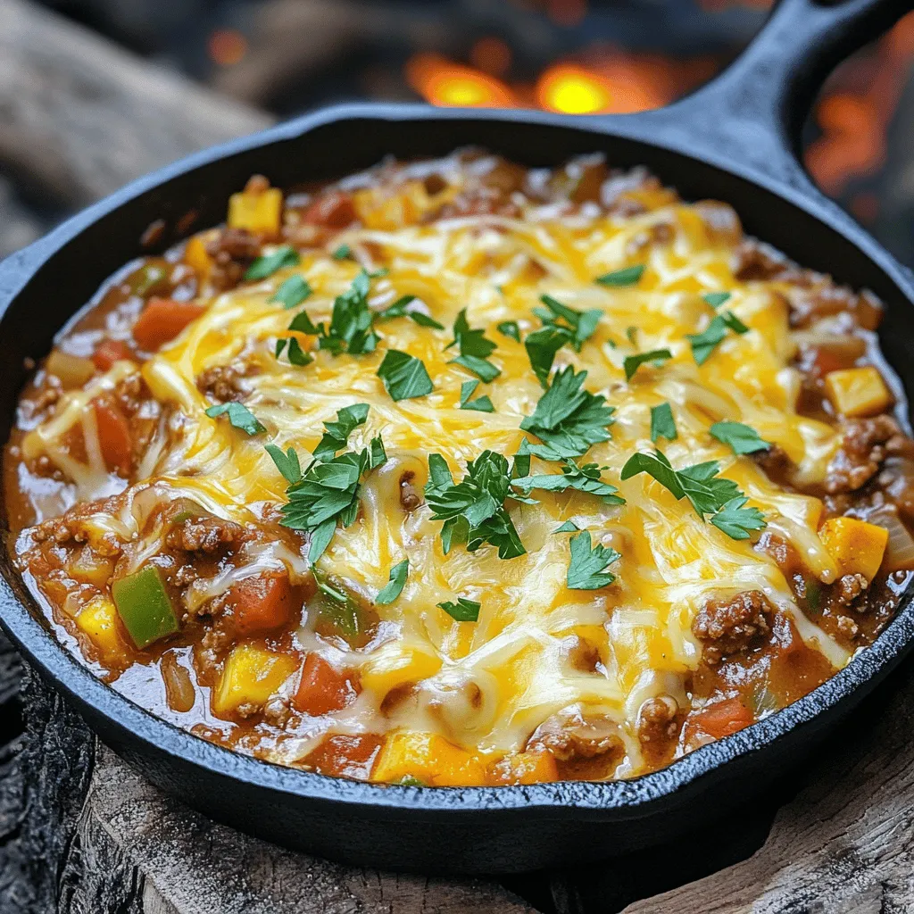 Hobo Casserole Ground Beef Recipe Easy One-Pan Meal