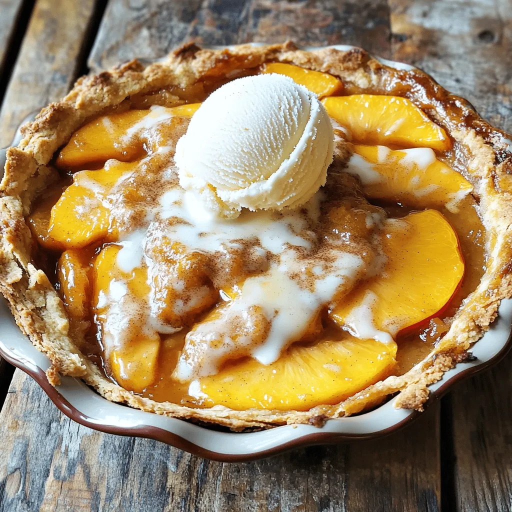Fresh Peach Cobbler Delightful Summer Dessert Recipe