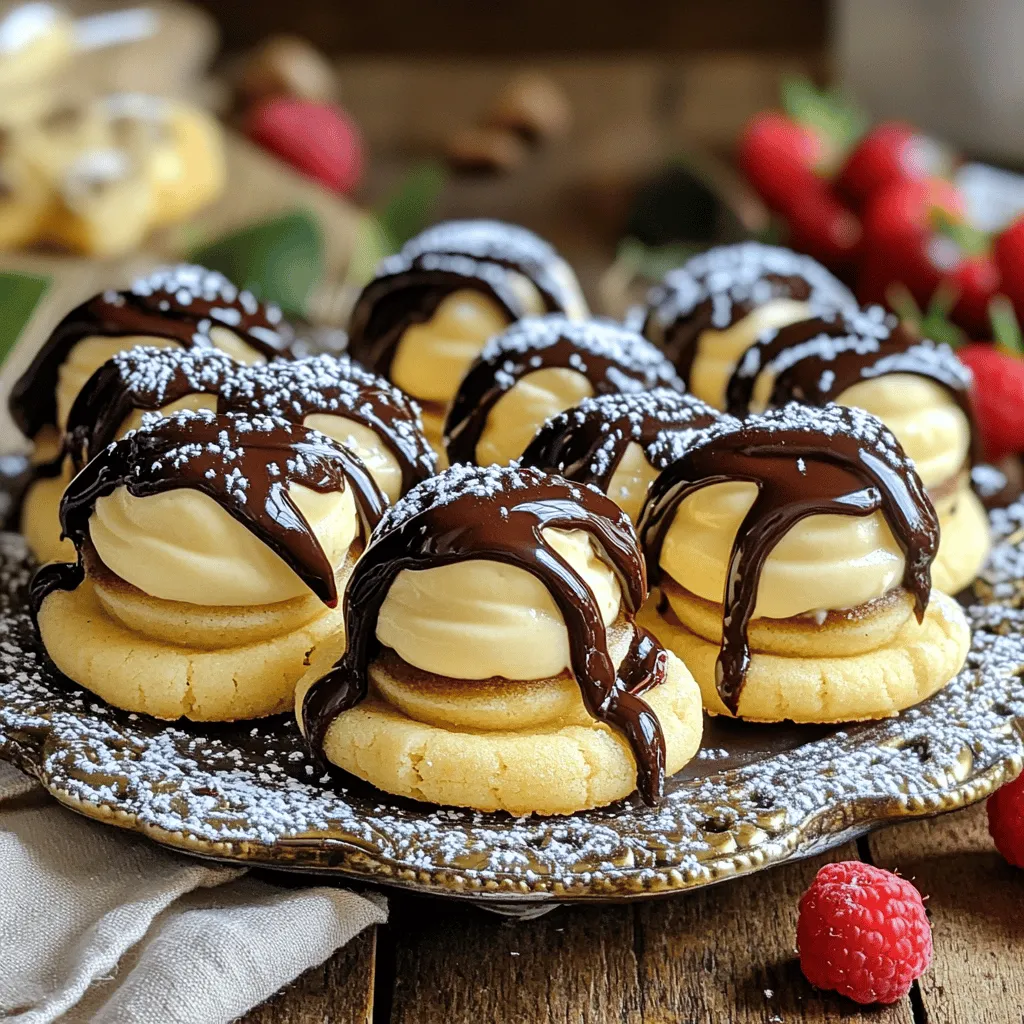 Easy Boston Cream Pie Cookie Bites Simple Delight