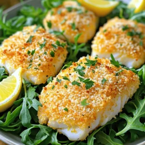 - 4 cod fillets (about 6 oz each) - 1 cup panko bread crumbs - ½ cup grated Parmesan cheese - 1 teaspoon garlic powder - 1 teaspoon onion powder - 1 teaspoon smoked paprika - ½ teaspoon salt - ¼ teaspoon black pepper - 2 large eggs - 2 tablespoons all-purpose flour - Cooking spray or olive oil spray Gather these ingredients before you start. Fresh cod fillets are key for a great taste. Panko breadcrumbs give the fish a nice crunch. Don't skip the Parmesan cheese; it adds a savory kick. The seasonings enhance all the flavors. Remember to have your eggs and flour ready for coating. Cooking spray helps everything become crispy without extra oil. This recipe is simple, yet it delivers a big flavor. You can find the full recipe right here. Get ready to enjoy a delicious meal that everyone will love! Start by setting up three bowls. In one bowl, add flour. In the second bowl, beat two large eggs. In the last bowl, mix panko, Parmesan cheese, garlic powder, onion powder, smoked paprika, salt, and black pepper. This will be your breading station. Take each cod fillet and dredge it in flour. Shake off any extra flour. Next, dip the fillet in the beaten eggs. Make sure the fillet is fully coated. Finally, roll the fillet in the panko mixture. Press gently so the crumbs stick well. Repeat this for all the fillets. Preheat your air fryer to 400°F (200°C) for about 5 minutes. Lightly spray the air fryer basket with cooking spray. Place the coated cod fillets in a single layer. Avoid overcrowding the basket. Spray the tops of the fillets lightly with more cooking spray. Cook the cod for 12-15 minutes, flipping halfway through. The cod should be golden brown and crispy. Make sure it reaches an internal temperature of 145°F (63°C) to be safe to eat. To get that amazing crisp on your cod, follow these steps. First, make sure to coat each fillet well. Start by dredging the cod in flour. Shake off the extra flour. This helps the egg stick better. Next, dip the cod in the beaten eggs. Ensure every inch is covered. Finally, roll it in the panko mix. Press gently to make sure it sticks. Spray the fillets lightly with cooking spray. This adds even more crunch during cooking. For the best results, preheat your air fryer to 400°F (200°C) for five minutes. This helps the cod cook evenly. Place the fillets in a single layer. Do not overcrowd the basket. This ensures hot air flows all around the fish. Cook for 12 to 15 minutes. Flip halfway through for an even cook. The cod should be golden brown and reach 145°F (63°C) inside for safe eating. Want to boost the flavor? Try adding more spices! You can mix in some cayenne pepper for heat. Fresh herbs like dill or parsley work great too. A squeeze of lemon after cooking brings out the taste. You can even add some zest to the coating for a bright twist. These simple ideas elevate your crispy air fryer cod to new heights. For the full recipe, check out the detailed steps provided earlier. {{image_2}} You can easily swap cod for other fish. Tilapia works well. It’s mild and flaky. Haddock is another great option. It has a slightly sweet taste. Both of these fish absorb flavor nicely, just like cod. You can use the same breading steps for them. The cooking time may change a bit. Always check for a safe internal temperature of 145°F (63°C). If you need a gluten-free option, use gluten-free breadcrumbs. They come in many types. Look for ones made from rice or corn. You can also make your own from gluten-free bread. Just toast it and crush it into crumbs. This will give you that crispy texture without the gluten. You can follow the same steps in the recipe for the coating. Want to kick up the flavor? Try adding citrus zest to the breading. Lemon or lime zest adds a bright note. You can also experiment with different seasonings. Try Italian herbs or even Cajun spice for a kick. Just mix them into the panko before coating the fish. This will give your dish a unique twist every time you make it. To store leftover crispy cod, let it cool down first. Place the fillets in an airtight container. This keeps moisture out and helps maintain crispiness. You can also wrap each fillet in plastic wrap before putting it in a container. This extra layer helps seal in the flavor. For freezing crispy cod, follow these steps. First, let the fillets cool completely. Wrap each piece tightly in foil or plastic wrap. You can also use freezer-safe bags. Remove as much air as possible to prevent freezer burn. To reheat, thaw in the fridge overnight. Then, air fry at 350°F (175°C) for about 5-7 minutes to regain crispiness. For the best taste, eat leftovers within 3 days when stored in the fridge. If you freeze the cod, aim to eat it within 2 months for optimal quality. After that, it may lose flavor and texture. Always check for any signs of spoilage before eating. Cooking cod in an air fryer takes about 12 to 15 minutes. Set the air fryer to 400°F (200°C). Flip the cod halfway through the cooking time. This helps it brown evenly. The cod is ready when it reaches an internal temperature of 145°F (63°C). This ensures it is safe to eat. You want it golden brown and crispy on the outside. You can use either fresh or frozen cod. If using frozen, make sure to thaw it first. Pat the fillets dry with a paper towel. This helps the coating stick better. Fresh cod has a mild flavor and cooks faster. Frozen cod may need a minute or two more to cook. Just keep an eye on it to avoid overcooking. Crispy air fryer cod pairs well with many sides. Here are some great options: - Roasted vegetables, like broccoli or carrots - A fresh salad with mixed greens - Rice or quinoa for a hearty side - Mashed potatoes for comfort food lovers - Lemon wedges to brighten the dish You can mix and match these sides to make your meal special. For a full meal idea, try the Full Recipe to enjoy the cod with a fresh arugula salad and lemon. In this post, we covered all you need to make crispy air fryer cod. We discussed key ingredients, step-by-step coating and cooking tips, and storage methods. Remember to explore seasoning variations and consider different fish for this recipe. Enjoy experimenting with flavors and techniques. This dish is simple, quick, and sure to impress anyone lucky enough to try it. Keep cooking and have fun!