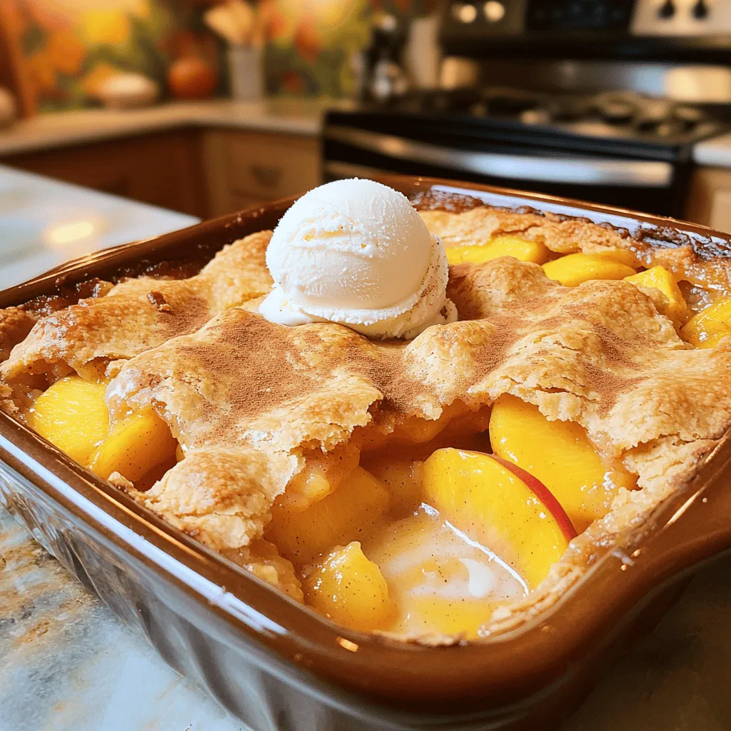 Easy Homemade Peach Cobbler Delicious and Simple Treat