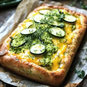 - 2 medium zucchinis, grated - 1 cup shredded cheese (cheddar, mozzarella, or your favorite blend) - 1 cup all-purpose flour - 1 teaspoon baking powder - ½ teaspoon baking soda - ½ teaspoon salt - 2 large eggs - ½ cup Greek yogurt or sour cream - 1 tablespoon olive oil - 1 teaspoon garlic powder - 1 teaspoon dried oregano - Freshly ground black pepper to taste - Optional: ¼ cup chopped fresh herbs (like parsley or chives) - Loaf pan - Mixing bowls - Whisk and spatula - Grater When making zucchini cheese bread, each ingredient plays a key role. The zucchini adds moisture and a subtle flavor. You want to grate it well to mix it easily into the batter. The shredded cheese gives that rich, gooey taste we all love. You can use any cheese you like. Cheddar or mozzarella works great. The all-purpose flour forms the base of our bread. It helps hold everything together. Baking powder and baking soda ensure it rises well. Salt enhances all the flavors. The eggs bind the ingredients and add richness. Greek yogurt or sour cream adds moisture without extra oil. Olive oil keeps the bread tender. Garlic powder and oregano add flavor. You can also add fresh herbs for a pop of taste. For tools, grab a loaf pan to shape the bread. Mixing bowls help keep things tidy. A whisk and spatula mix all the ingredients well, while a grater makes zucchini prep easy. For the full recipe, check out the details above. - Preheat your oven to 350°F (175°C) and prepare the loaf pan. - Grate 2 medium zucchinis and let them sit with a pinch of salt to release excess moisture. This step is key! It helps prevent your bread from being too wet. After about 10 minutes, squeeze out the excess liquid using a clean kitchen towel or your hands. - In a large bowl, combine 2 large eggs, ½ cup of Greek yogurt (or sour cream), and 1 tablespoon of olive oil. Whisk until smooth. - Next, add the dry ingredients. This includes 1 cup of all-purpose flour, 1 teaspoon of baking powder, ½ teaspoon of baking soda, ½ teaspoon of salt, 1 teaspoon of garlic powder, and 1 teaspoon of dried oregano. Stir gently until just combined. - Now, fold in the grated zucchini and 1 cup of shredded cheese. You can use cheddar, mozzarella, or your favorite blend. Mix gently until everything is evenly distributed. - Pour the batter into the prepared loaf pan and smooth the top with a spatula. - Bake for 45-50 minutes. The top should be golden and a toothpick inserted into the center must come out clean. Let the bread cool in the pan for about 10 minutes. Then, transfer it to a wire rack to cool completely. For the full recipe, check out the details provided earlier. Enjoy the process and the delicious smell that fills your kitchen! To make your zucchini cheese bread the best it can be, start with the zucchini. Squeeze out excess moisture from the grated zucchini. This step is key for a firmer bread. You can use a clean kitchen towel or your hands to do this. Also, try using a combination of cheeses. Mixing cheddar with mozzarella creates a rich flavor that makes each bite amazing. When it comes to serving, enjoy your bread warm. Pair it with a light side salad for a great meal. You can also enjoy it as a tasty snack. For a nice touch, garnish with fresh herbs or sprinkle extra cheese on top. This adds color and flavor, making your dish look even more inviting. Avoid overmixing the batter. Doing so can lead to dense bread that lacks that light texture we love. Instead, mix until just combined. Another mistake to watch out for is not letting the zucchini sit with salt. This step helps release excess moisture. Skipping it may result in a watery loaf that won’t rise properly. {{image_2}} You can easily adjust this recipe to fit your needs. To make a gluten-free version, simply substitute regular flour with gluten-free flour. This swap keeps the taste and texture without the gluten. If you want a vegan option, replace Greek yogurt with dairy-free yogurt. This change works well and still gives you that creamy richness. Want to kick up the flavor? Add some spices! Red pepper flakes bring heat, while fresh or dried herbs add depth. You can also mix in diced sun-dried tomatoes or olives. These additions create fun flavor twists. Each bite becomes a little surprise. The cheese you use can change the whole dish. Try feta or goat cheese for a fresh twist. These cheeses add tang and creaminess. If you love bold flavors, consider using a sharp cheese. The sharpness will contrast beautifully with the zucchini and make each bite exciting. For the full recipe, check the details provided earlier. Enjoy making your Zucchini Cheese Bread with these fun variations! Store your zucchini cheese bread in an airtight container at room temperature for 1-2 days. If you want it to last longer, refrigerate the leftovers. They will stay fresh for up to a week. This method keeps the bread moist and tasty. To freeze the zucchini cheese bread, first wrap the loaf tightly in plastic wrap. Then, cover it with foil to prevent freezer burn. This way, you can keep it for a few months. When you're ready to enjoy it, thaw the loaf at room temperature. It will be just as good as fresh-baked! When you're ready to eat the bread, you have some great reheating options. For a soft texture, warm slices in the oven at 350°F (175°C) for about 10 minutes. If you're in a hurry, you can microwave a slice for a quick, easy option. Just be careful not to overheat it, as it can become tough. Substitute regular flour with a gluten-free blend suitable for baking. Look for blends made for quick breads. These blends often contain a mix of rice flour, potato starch, and xanthan gum. This makes your bread just as tasty and fluffy. Gluten-free baking can be tricky, so make sure to measure carefully. Remember, the key is to mix well without overdoing it. Yes, just make sure to thaw and squish out excess moisture. Frozen zucchini can work great in this recipe. After thawing, place the zucchini in a clean towel and wring it out. This helps prevent a soggy bread. Remember, moisture is not your friend when baking! Serve it warm or at room temperature, optionally with toppings like butter or herbs. You can slice it thick or thin, depending on your mood. Adding a sprinkle of fresh herbs can really enhance the flavor. Try serving it alongside a light salad for a complete meal. It can last 1-2 days at room temperature or up to a week in the fridge. Store it in an airtight container to keep it fresh. If you want to save it longer, consider freezing it. Just wrap it well, and it can last for up to three months! This article covered how to make delicious zucchini cheese bread. We discussed the main ingredients and helpful tips for perfecting the recipe. I shared options for variations and storage tips, ensuring you can enjoy this treat longer. Remember, squeezing excess moisture from the zucchini is key. Feel free to experiment with different cheeses and herbs for your personal touch. This bread is a tasty and healthy option for any meal, snack, or gathering. Enjoy your baking adventure!