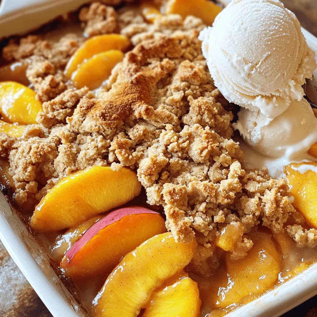 Simple Peach Crisp Flavorful and Easy Dessert Recipe