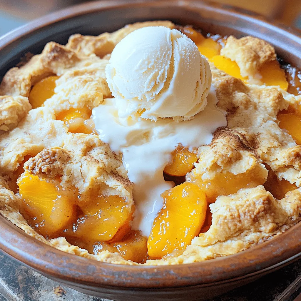 The Best Peach Cobbler Recipe Simple and Tasty Delight