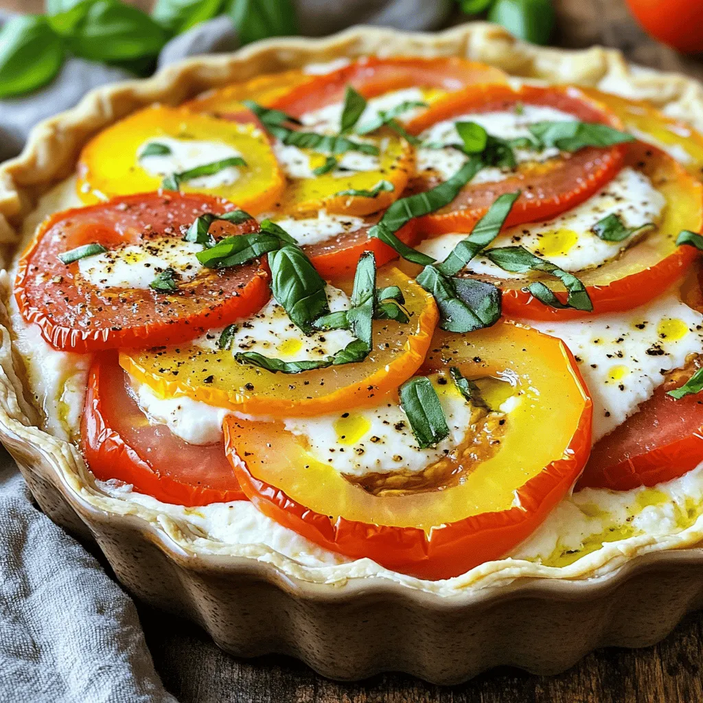 Easy Heirloom Tomato Pie Casserole Tasty Family Meal