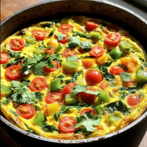 For a tasty frittata, you need fresh ingredients. Here’s what to gather: - 8 large eggs - 1/2 cup almond milk - 1 red bell pepper, diced - 1 green bell pepper, diced - 1 small onion, finely chopped - 1 cup spinach, chopped - 1 cup cherry tomatoes, halved - 1 jalapeño, seeded and minced The eggs provide protein and richness. The nut milk adds creaminess without dairy. The veggies bring color, flavor, and nutrients. Spices make this dish pop. You will need: - 1 teaspoon cumin - 1 teaspoon paprika - Salt and pepper to taste Cumin gives a warm, earthy taste. Paprika adds a hint of sweetness. Salt and pepper enhance all the flavors. For a beautiful finish, use: - 2 tablespoons olive oil - Fresh cilantro for garnish Olive oil helps cook the veggies and keeps the frittata moist. Fresh cilantro adds a bright touch on top. For the full recipe, check out the instructions to create this delightful meal. 1. Preheat Oven and Prepare Baking Dish Set your oven to 375°F (190°C). Grab an oven-safe skillet for cooking. This will help save time and dishes later. 2. Whisking the Egg Mixture In a large bowl, crack open 8 large eggs. Add 1/2 cup of almond milk, 1 teaspoon of cumin, 1 teaspoon of paprika, and a pinch of salt and pepper. Whisk until everything mixes well. A smooth egg mix makes for a fluffy frittata. 3. Cooking the Vegetables Heat 2 tablespoons of olive oil in your skillet over medium heat. Add the finely chopped onion first. Cook it for about 4 minutes until it turns translucent. Next, toss in the diced red and green bell peppers and minced jalapeño. Sauté these for 3-4 minutes until they soften. Finally, add 1 cup of chopped spinach and 1 cup of halved cherry tomatoes. Cook for 2 more minutes until the spinach wilts. 1. Combining Eggs and Vegetables Pour your egg mixture evenly over the cooked veggies in the skillet. Stir gently to combine. This helps the flavors blend well together. 2. Initial Stovetop Cooking Cook on the stovetop for about 2-3 minutes. You will see the edges start to set. This step is key to get that nice, fluffy texture. 3. Transferring to Oven Carefully transfer the skillet to your preheated oven. Bake for 15-20 minutes until the frittata is set and the top is slightly golden. When it's done, let it cool for a few minutes. Use a spatula to lift it out of the skillet. Garnish with fresh cilantro for a pop of color and flavor. This process gives you a tasty and healthy Paleo Southwest Frittata. If you want the full details, check the Full Recipe! Choosing the right skillet is key for a great frittata. I use a 10-inch oven-safe skillet. A non-stick skillet also works well. This helps the frittata slide out easily after cooking. Cooking times and temperature matter too. Preheat your oven to 375°F (190°C). Cook the frittata on the stovetop for 2-3 minutes. This helps set the edges before baking. Bake for 15-20 minutes. The frittata should be firm and slightly golden on top. To check for doneness, insert a knife in the center. If it comes out clean, your frittata is ready. If not, return it to the oven for a few more minutes. You can add great flavors with suggested add-ins. Try diced zucchini or mushrooms for more texture. Avocado slices on top boost the creaminess. You can even add cooked sausage or bacon for extra protein. Optimal seasoning blends make a big difference. Besides cumin and paprika, try garlic powder or chili powder. Fresh herbs like basil or oregano can brighten the dish. Experiment with different spices to find your perfect mix. For the complete recipe, check out the [Full Recipe]. {{image_2}} You can easily change the frittata to suit your taste. For a creamy base, swap almond milk for coconut milk. This will add a subtle sweetness and a tropical twist. If you want to avoid dairy, you can skip milk entirely. The eggs still work great on their own. Adding more veggies can change the flavor profile too. Try adding zucchini, mushrooms, or broccoli. These veggies not only add color but also pack in nutrition. You can mix and match based on what you have. If you follow Whole30, just change a few items. Use only whole ingredients and avoid any added sugars. Stick with the ingredients in the Full Recipe, and you'll have a compliant meal. For a keto-friendly version, keep the egg count high. Reduce the number of tomatoes and peppers to lower carbs. You can also add in cheese for added flavor, but make sure it fits your diet. This will keep your frittata low in carbs while still being tasty. To keep your Paleo Southwest Frittata fresh, store it in the fridge. Use an airtight container. This helps the frittata stay moist and tasty. It will last for about 3 to 4 days in the fridge. If you want to keep it longer, freezing is a great option. For freezing, cut the frittata into portions. Wrap each piece tightly in plastic wrap or foil. Then, place them in a freezer-safe bag. This helps prevent freezer burn. The frittata can stay in the freezer for up to 2 months. When you’re ready to eat your frittata, you can choose to reheat it in the oven or microwave. The oven method helps keep the texture nice. Preheat your oven to 350°F (175°C). Place the frittata on a baking sheet and cover it with foil. Heat for about 15-20 minutes. If you’re in a hurry, the microwave works too. Place a slice on a microwave-safe plate. Cover it with a damp paper towel to keep it moist. Heat it for about 30-60 seconds. Regardless of the method, always check the frittata to make sure it’s heated through. Enjoy your meal! For the full recipe, check out the instructions above. What can I substitute for almond milk in the recipe? You can use coconut milk or cashew milk. These options keep the frittata creamy. Regular milk also works if you are not following a paleo diet. How do I know when the frittata is fully cooked? Look for a firm top and edges that are slightly golden. A toothpick inserted in the center should come out clean. If it jiggles a lot, it needs more time. Can this frittata be made ahead of time? Yes, you can make this frittata in advance. Cook it, then cool and store it in the fridge. It stays fresh for about three days. What are the calorie and protein counts? This frittata has about 200 calories per serving and 12 grams of protein. It is a filling meal that helps you stay energized. Is this recipe suitable for people with nut allergies? No, this recipe uses almond milk. For nut-free options, choose coconut milk or oat milk instead. Always check labels to avoid cross-contamination. For the full recipe, check the earlier sections. Enjoy making this tasty dish! In this post, we explored how to make a delicious frittata. We covered essential ingredients like eggs and veggies, and I gave you step-by-step instructions for baking. You learned tips for perfecting flavors and various adaptations for special diets. We also discussed how to store and reheat your frittata. Remember, frittatas are flexible, so feel free to experiment with different ingredients. Enjoy making your own unique dish at home!