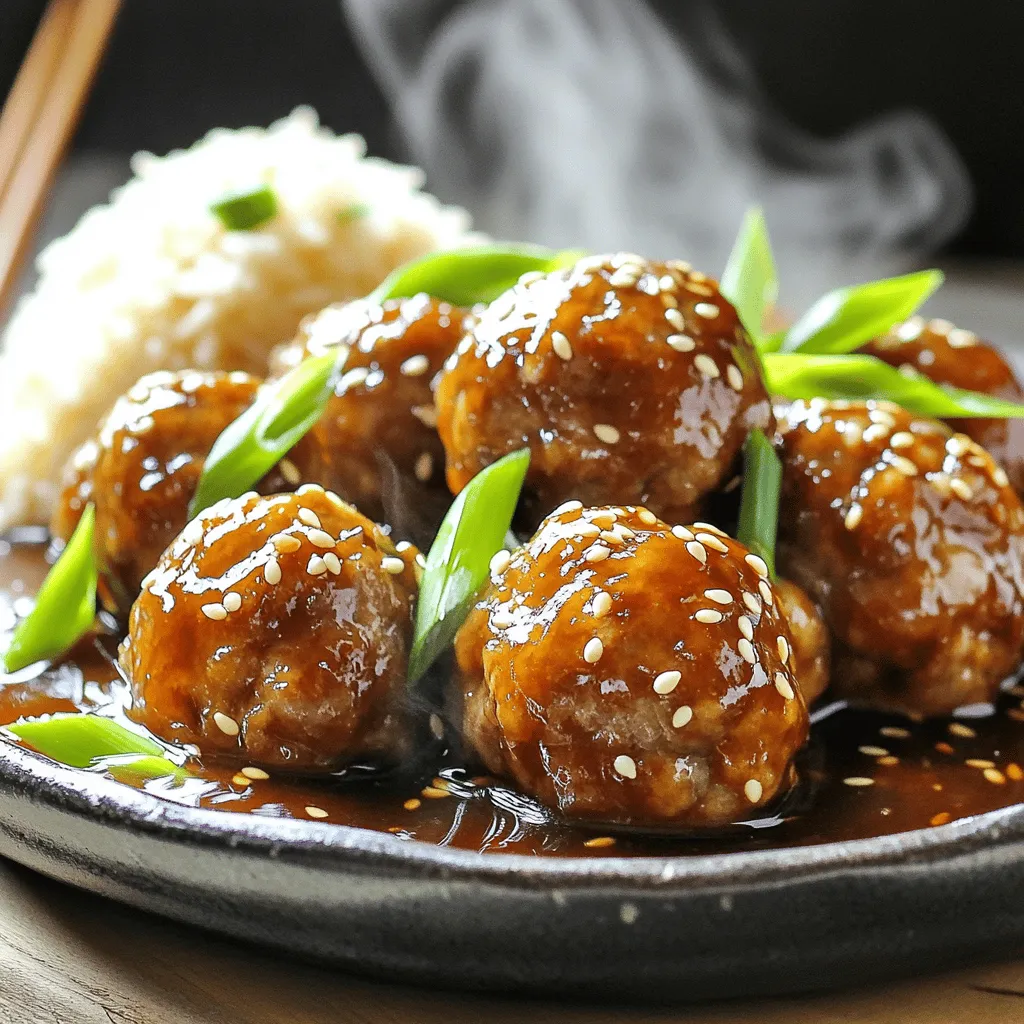 Easy Mongolian Meatballs Flavorful and Simple Recipe
