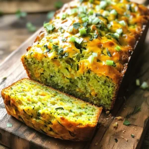 - 2 cups grated zucchini (packed) - 1 cup all-purpose flour - 1 cup shredded cheddar cheese - 1/2 cup grated Parmesan cheese - 1/4 cup scallions, finely chopped - 2 large eggs - 1/4 cup olive oil - 1 teaspoon baking powder - 1/2 teaspoon baking soda - 1 teaspoon garlic powder - 1 teaspoon onion powder - 1/2 teaspoon salt - Freshly ground black pepper to taste Gather these ingredients for your savory cheesy zucchini quick bread. Fresh, grated zucchini gives the bread a moist texture and great flavor. You can use any cheese you like, but I love the combination of sharp cheddar and nutty Parmesan. The scallions add a nice bite, while the dry ingredients help it rise and add depth. This recipe is simple, and you can find the full recipe online for precise measurements and steps. - Preheat the oven to 350°F (175°C). - Grate the zucchini and sprinkle with a pinch of salt. Let it sit for 10 minutes. This will help pull out extra moisture. After that, squeeze the zucchini to remove even more liquid. Place the dry zucchini in a large bowl. - Add the eggs and olive oil to the bowl with the zucchini. Whisk them together until mixed well. - In another bowl, whisk together the flour, baking powder, baking soda, garlic powder, onion powder, salt, and black pepper. This combines all the dry ingredients. - Gradually mix the dry ingredients into the wet mixture. Stir gently until everything is just combined. - Fold in the cheddar cheese, Parmesan, and chopped scallions. Make sure they are evenly mixed but avoid over-mixing. - Pour the batter into a greased 9x5-inch loaf pan. Spread it out evenly. - Bake for 45-50 minutes. Check with a toothpick; it should come out clean when done. - Let the bread cool in the pan for 10 minutes before moving it to a wire rack. Enjoy your savory cheesy zucchini quick bread! For the full recipe, check the earlier section. To make your savory cheesy zucchini quick bread great, squeeze out excess moisture. Zucchini holds a lot of water. If you skip this step, your bread may turn out soggy. After grating the zucchini, let it sit with salt for ten minutes. This draws out extra liquid. Then, squeeze it with your hands or use a clean cloth. This will help keep the bread light and fluffy. Next, avoid over-mixing your batter. Mix just until you can’t see dry flour anymore. Over-mixing can make your bread dense. Gently fold in cheese and scallions for the best texture. You can add herbs or spices to awaken flavors. Try mixing in fresh basil or thyme. Garlic or onion powder can also boost taste. These small changes can make a big difference. You can even add a pinch of red pepper flakes for some heat. For dips, serve your bread with olive oil or a creamy dip. Hummus or tzatziki pairs well. The richness of the dip balances the bread's savory flavors. Slice your bread after it cools for about ten minutes. Use a serrated knife for clean cuts. Serve warm for the best flavor. Drizzle with olive oil or add a dollop of sour cream. These toppings enhance the taste and add visual appeal. You can also sprinkle extra scallions or fresh herbs on top. This not only adds color but also freshness. Serve it as a side or a snack. Your guests will love the look and taste of your savory cheesy zucchini quick bread! For the full recipe, check out the detailed instructions above. {{image_2}} You can switch up the cheese in this quick bread. Feta brings a tangy flavor. Mozzarella adds a nice melt and stretch. If you prefer a plant-based option, vegan cheese works well, too. Just pick one that melts nicely. This way, you can enjoy a cheesy bite without dairy. Feel free to get creative with add-ins. Diced bell peppers add color and crunch. Corn can lend a sweet flavor. You might also like to add nuts or seeds. Chopped walnuts or sunflower seeds add a nice texture. These ingredients can make your bread even tastier and more fun. If you want a gluten-free version, you can use gluten-free flour. Almond flour or oat flour are great choices. They help keep the bread moist and fluffy. Just remember to check the brand for best results. Adding a bit of xanthan gum can help with the texture. It keeps the bread from being too crumbly. To keep your savory cheesy zucchini quick bread fresh, follow these steps: - Refrigerate: Wrap the bread tightly in plastic wrap or foil. Store it in the fridge for up to 5 days. - Freeze: For longer storage, slice the bread and place it in a freezer bag. Remove as much air as possible. It can last up to 3 months in the freezer. When you want to enjoy your bread again, here’s how to reheat it: - Oven Method: Preheat your oven to 350°F (175°C). Wrap the bread in foil and heat for about 10-15 minutes. - Microwave Method: Place a slice on a microwave-safe plate. Heat for 20-30 seconds. - Moisture Tips: To keep the bread moist, cover it with a damp paper towel when using the microwave. How long does this bread stay fresh? - In the fridge, it lasts about 5 days. - In the freezer, expect it to stay good for up to 3 months. Look for signs of spoilage: - A sour smell or mold tells you it’s time to toss it. - Dry or crumbly texture also means it’s past its prime. For the full recipe, check the link provided earlier. Yes, you can use frozen zucchini! Just remember to thaw it first. Here’s how: - Take the frozen zucchini out of the freezer. - Let it sit in the fridge overnight or for a few hours. - Once it's thawed, squeeze out the excess water. This helps avoid a soggy bread. Using frozen zucchini can still yield a tasty quick bread! You can make this bread vegan by replacing eggs. Here are some good options: - 1/4 cup applesauce per egg. - 1/4 cup mashed banana per egg. - 1 tablespoon ground flaxseed mixed with 2.5 tablespoons water. Let it sit for about 5 minutes before adding. These swaps work well and keep the bread moist. To check if your bread is done, look for these signs: - The top should be golden brown. - It should spring back when lightly touched. You can also use a toothpick or skewer: - Insert it into the center of the bread. - If it comes out clean, your bread is ready! These methods help ensure you bake it just right. This blog post covered all the steps to make delicious zucchini bread. You learned about the main and dry ingredients, plus how to prepare, mix, and bake. I shared helpful tips for the best texture and flavor too. Remember, you can customize this recipe to fit your taste. You can switch up the cheese, add veggies, or try gluten-free options. Enjoy making your zucchini bread, and share it with friends and family. Simple adjustments can lead to tasty results!