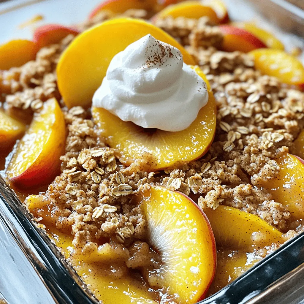 Fresh Peach Crisp Delightful and Easy Recipe