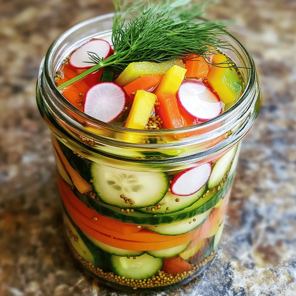 Quick Pickled Vegetables Easy and Tasty Recipe
