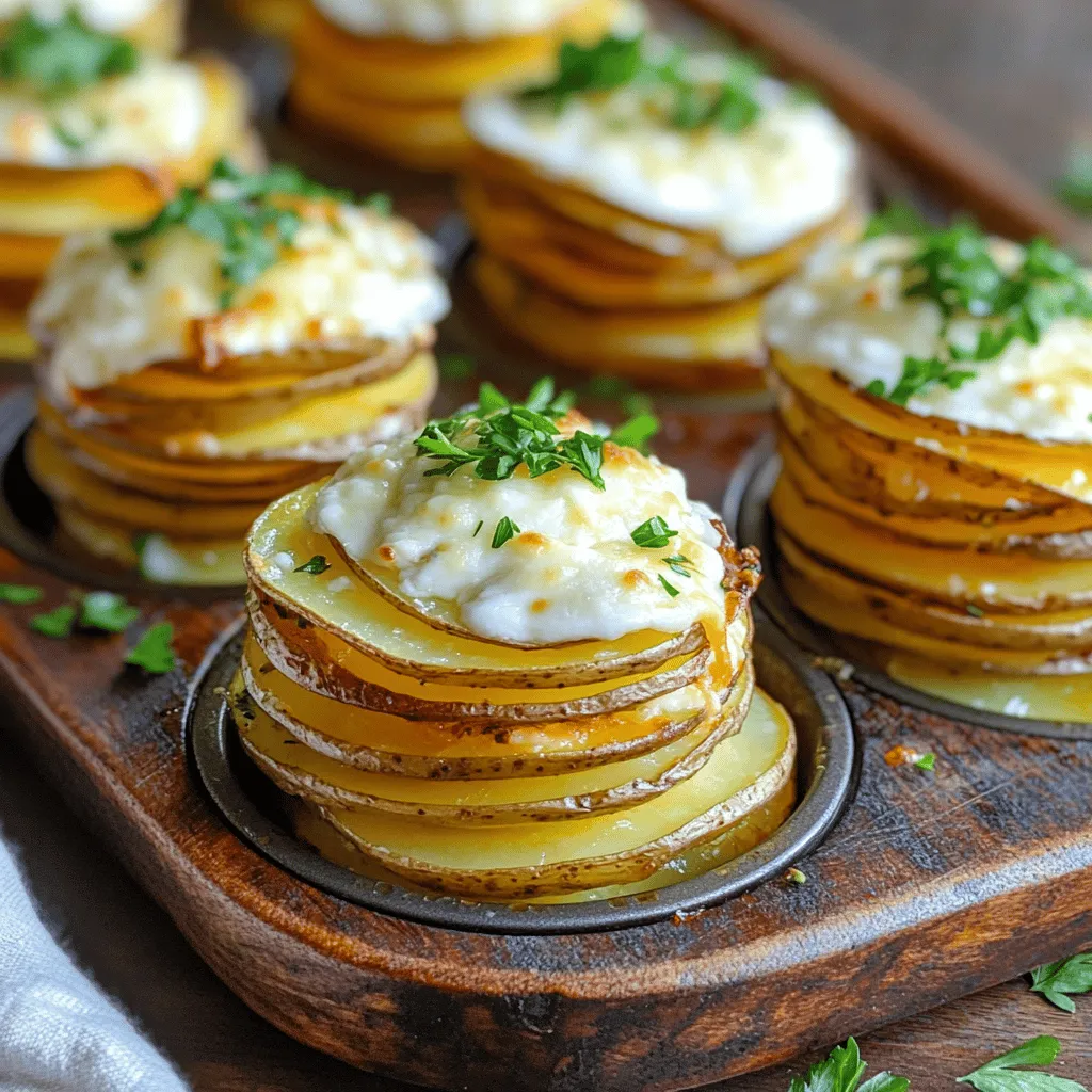 Parmesan Potato Stacks Crispy and Flavorful Snack