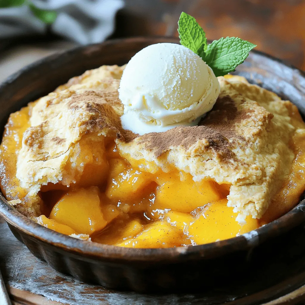 The Easiest Southern Peach Cobbler Simple and Sweet