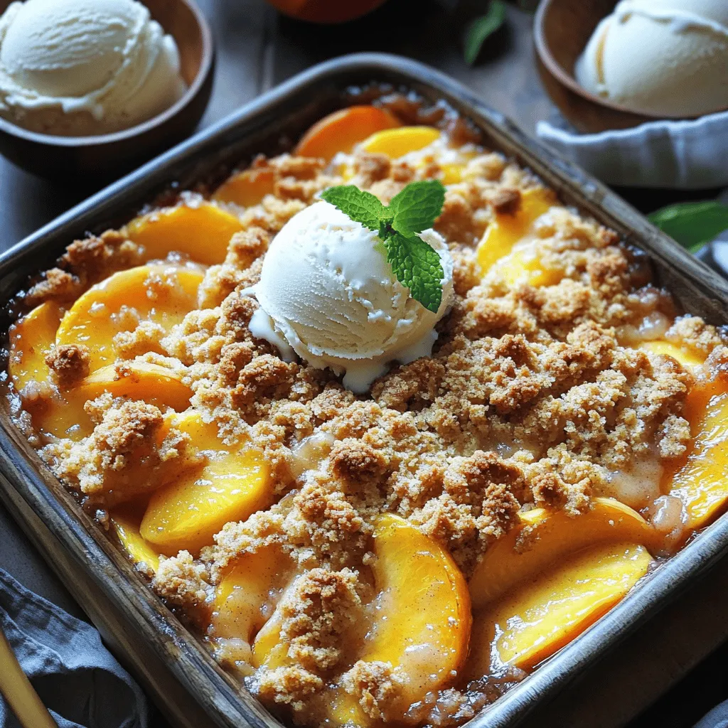 Peach Crumble Will Make You Forget All About Cobblers