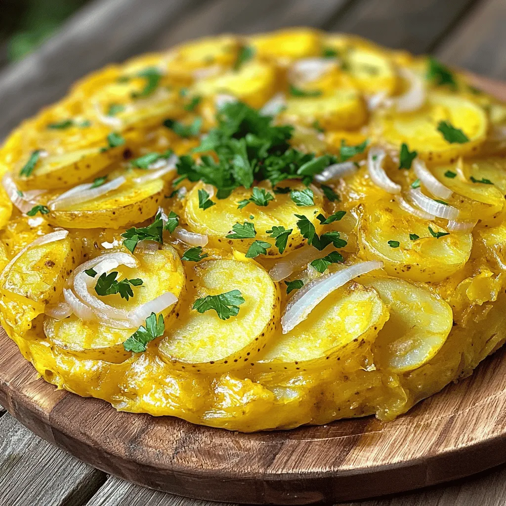 Tortilla Espanola Spanish Egg and Potato Omelet Recipe