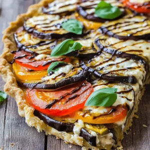 To make this tasty Eggplant Tomato Pie, you need simple, fresh ingredients. Here’s what you will need: - 1 large eggplant, sliced into 1/4 inch rounds - 2 large tomatoes, sliced - 1 onion, thinly sliced - 2 cloves garlic, minced - 1 cup ricotta cheese - 1 cup shredded mozzarella cheese - 1/2 cup grated Parmesan cheese - 1 pre-made pie crust (store-bought or homemade) These main ingredients create a flavorful base for your pie. Each layer adds depth to the dish. For that extra punch of flavor, you will need some seasonings and cheese: - 1 teaspoon dried oregano - 1 teaspoon fresh basil, chopped (or 1/2 teaspoon dried basil) - 1 tablespoon olive oil - Salt and pepper to taste The dried oregano and fresh basil elevate the taste. The cheeses provide creaminess and richness. You can add a few more ingredients for a unique twist: - A drizzle of balsamic reduction for sweetness. - Red pepper flakes for a spicy kick. - Fresh parsley or chives for garnish. These optional ingredients can personalize your Eggplant Tomato Pie. They allow you to explore different flavors. For the complete cooking process, check out the Full Recipe. Start by slicing the eggplant into 1/4 inch rounds. Lay the slices on a baking sheet. Drizzle them with olive oil. Then, sprinkle on some salt and pepper. This helps bring out the eggplant's flavor. Bake the slices at 375°F (190°C) for about 20 minutes. Flip them halfway through baking. Look for a tender and lightly browned texture. Once done, take them out and set the slices aside. While the eggplant bakes, you can make the ricotta mixture. Take a skillet and heat a small amount of olive oil. Add the thinly sliced onion and cook until it turns translucent. This should take about 5 minutes. Next, add the minced garlic and cook for one more minute. Remove the skillet from the heat. In a mixing bowl, combine the ricotta cheese, half of the mozzarella, Parmesan cheese, oregano, and fresh basil. Don’t forget to season it with salt and pepper. Mix everything well until it’s nice and smooth. Now it's time to put everything together. Roll out your pie crust and place it in a pie dish. Spread the ricotta mixture evenly over the crust. Next, layer the baked eggplant slices on top. Follow that with a layer of sliced tomatoes. Then, add the sautéed onion and garlic mixture. Finally, sprinkle the remaining mozzarella on top. Bake this beautiful pie in the oven for 25 to 30 minutes. Look for bubbly, golden cheese as a sign that it’s ready. Let the pie sit for about 10 minutes before slicing. This waiting time helps it set up nicely. For an added touch, garnish with fresh basil or a drizzle of balsamic reduction. Enjoy this delightful dish! For the full recipe, check out the details above. To make the best eggplant tomato pie, start with the eggplant. Choose a large eggplant, firm and smooth. Slice it into 1/4 inch rounds. This size helps it cook evenly. To reduce bitterness, sprinkle the slices with salt and let them sit for 30 minutes. Rinse and pat them dry. This step enhances the flavor. Bake the eggplant slices until tender. Drizzling them with olive oil adds flavor. Flip the slices halfway for even cooking. This simple method makes your eggplant soft and delicious. A crispy crust is key to a great pie. Use a pre-made pie crust for ease. You can also try a homemade crust if you prefer. Before adding the filling, blind bake the crust. This means baking it empty for a few minutes. It helps to prevent a soggy bottom. Ensure your oven is fully preheated to 375°F (190°C). This temperature helps the crust cook nicely. Watch your pie as it bakes. If the edges brown too quickly, cover them with foil. Serving your eggplant tomato pie can be fun! Slice the pie into wedges. Serve warm for the best taste. Garnish each slice with fresh basil. This adds a pop of color and flavor. A drizzle of balsamic reduction on top adds elegance. You can also serve it with a simple green salad. This makes a well-rounded meal. For a special touch, pair it with a chilled glass of white wine. Enjoy every bite of this delightful dish! For the full recipe, check the beginning of the article. {{image_2}} You can easily make this eggplant tomato pie vegetarian and vegan. For a vegetarian version, simply keep all the ingredients the same. If you want it vegan, swap the cheeses for plant-based alternatives. Use cashew cheese or tofu mixed with nutritional yeast. Both options give a creamy texture and rich taste. You can also skip the cheese altogether for a lighter dish. Herbs and spices can change the flavor of your eggplant tomato pie. Try adding fresh thyme or rosemary for a fragrant twist. A pinch of red pepper flakes will add heat. You can also mix in a teaspoon of smoked paprika for a warm, smoky flavor. Experimenting with these options makes it fun and unique every time you bake. Cheese lovers can play with different cheese types. Instead of ricotta, you might use goat cheese for a tangy flavor. Feta cheese is another great option, adding a salty kick. For a dairy-free choice, try vegan mozzarella. It melts well and keeps the pie creamy. Each cheese brings its own flair, so feel free to mix and match based on your taste. Check out the Full Recipe for more details on making this delicious pie. To store leftover eggplant tomato pie, let it cool first. Cover it tightly with plastic wrap or aluminum foil. You can also place it in an airtight container. This helps keep the pie fresh. Store it in the refrigerator. It will stay good for about three to four days. When you're ready to enjoy leftovers, reheat the pie in the oven. Preheat your oven to 350°F (175°C). Remove the cover and place the pie in the oven. Heat for about 15 to 20 minutes. Make sure it is warmed through. You can also reheat it in the microwave. Heat slices for about one to two minutes. This method is quick but may not keep the crust crispy. If you want to freeze the pie, it is best to do so before baking. Wrap it tightly in plastic wrap and then in foil. This helps prevent freezer burn. You can freeze it for up to three months. When you're ready to bake, remove the wrap. Bake it from frozen at 375°F (190°C) for about 40 to 50 minutes. If you have leftovers after baking, let them cool before freezing. Just remember to use them within three months for the best taste. For the full recipe, check the section above. If you don't have ricotta cheese, you can use cottage cheese. It gives a similar texture. You can also try cream cheese, but it will be richer. Another option is making a blend of Greek yogurt and sour cream. This mix has a nice tang and creaminess. Just remember to adjust the seasonings as needed. Yes, you can use fresh herbs! Fresh herbs add great flavor. For example, use one tablespoon of fresh basil instead of one teaspoon of dried. The taste will be more vibrant. Just chop the herbs finely before mixing them in. This small change can make your dish feel even more special. Eggplant tomato pie can last about three to four days in the fridge. Make sure to store it in an airtight container. If you want to keep it longer, you can freeze it. When frozen, it can last up to three months. Just remember to thaw it overnight in the fridge before reheating. Enjoy your pie at its best! For a complete guide, check the Full Recipe. We explored the joy of making Eggplant Tomato Pie. You learned about key ingredients, seasonings, and optional flavors to enhance your dish. I shared step-by-step instructions, plus tips for a crispy crust and great presentation. We discussed tasty variations, storage tips, and answer common questions. This dish is versatile and fun to make. Enjoy your cooking journey as you create a delicious pie that everyone will love. Don't hesitate to experiment and make it your own!