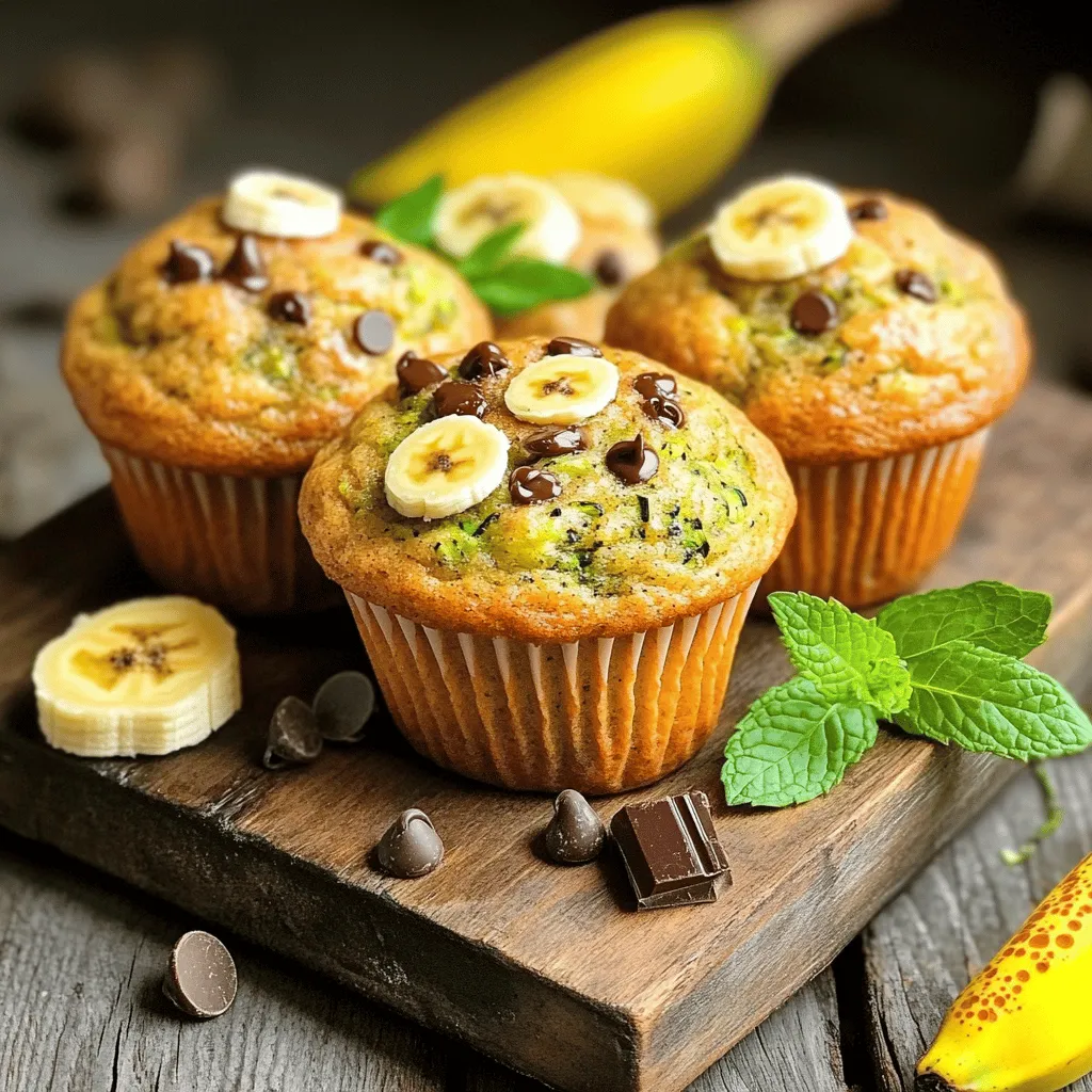 Savory Banana Zucchini Muffins Moist and Tasty Treat