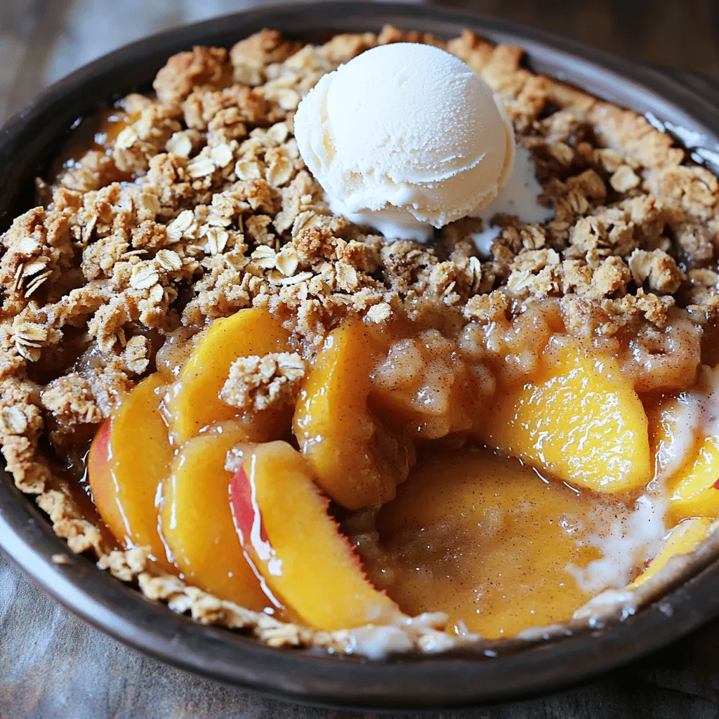 Easy Peach Crisp Recipe Simple and Delicious Dessert