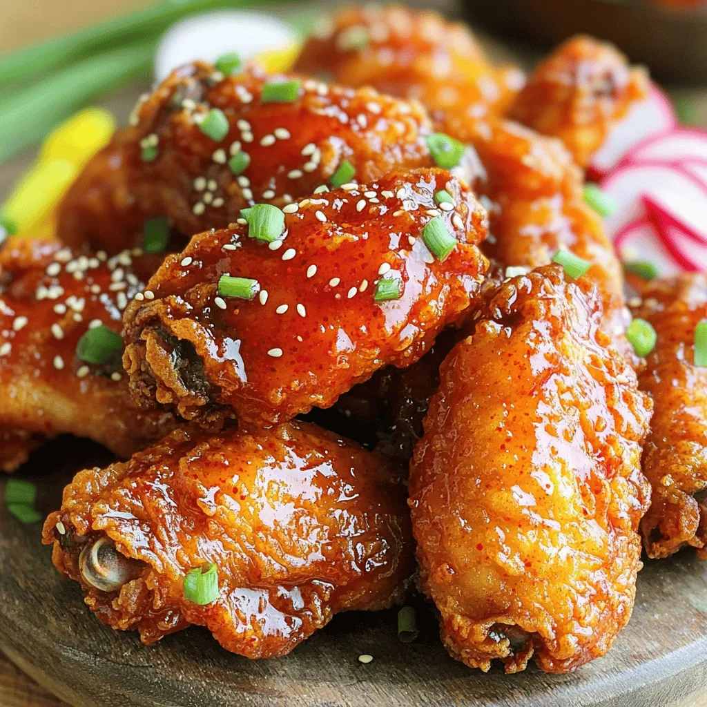 Homemade Sweet & Spicy Korean Fried Chicken Delight