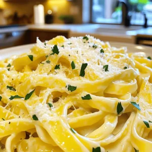 To make Garlic Parmesan Pasta, you need a few key ingredients. They create a rich and creamy dish. Here’s what you need: - 12 oz fettuccine or spaghetti - 4 tablespoons unsalted butter - 6 cloves garlic, minced - 1 cup heavy cream - 1 cup grated Parmesan cheese - 1 teaspoon salt - 1/2 teaspoon black pepper - 1/4 teaspoon red pepper flakes (optional for heat) - 2 tablespoons fresh parsley, chopped (for garnish) - Extra Parmesan for serving These ingredients work together to give you a savory and satisfying meal. The butter and cream create a smooth sauce that coats the pasta well. You can add more flavors to your Garlic Parmesan Pasta. Here are some great options: - Lemon zest for brightness - Fresh basil for a fragrant touch - Sun-dried tomatoes for a sweet twist - Spinach for a pop of color and nutrition These extras can make your dish even more exciting. Each one adds a unique flavor. You can mix and match based on what you like best. Some kitchen basics can help you make this dish faster. Here are a few staples I recommend: - Olive oil for cooking - Chicken or vegetable broth for depth - Dried Italian herbs like oregano or thyme Having these items on hand lets you whip up Garlic Parmesan Pasta anytime. They add extra flavor and make the process easier. For the full recipe, check out the details above. Enjoy your cooking! First, fill a large pot with water. Add salt and bring it to a boil. Once boiling, add 12 oz of fettuccine or spaghetti. Cook it according to the package instructions until it is al dente. This usually takes about 8-10 minutes. When the pasta is done, save 1 cup of the pasta water. Then, drain the pasta in a colander and set it aside. Next, heat a large skillet over medium heat. Add 4 tablespoons of unsalted butter and let it melt. Once melted, add 6 cloves of minced garlic. Sauté the garlic for 1-2 minutes until it smells really good and turns light golden. Be careful not to burn it! Lower the heat and pour in 1 cup of heavy cream. Let it simmer gently. Gradually stir in 1 cup of grated Parmesan cheese until it melts and becomes smooth. Season the sauce with 1 teaspoon of salt, 1/2 teaspoon of black pepper, and 1/4 teaspoon of red pepper flakes if you like some heat. If the sauce is too thick, add some reserved pasta water until it’s just right. Now, add the cooked pasta to the skillet with the sauce. Toss the pasta well to coat it in the creamy sauce. Cook for another minute so the pasta can absorb some flavors. Remove the skillet from the heat and garnish with 2 tablespoons of chopped fresh parsley and extra Parmesan cheese. For the best taste, serve the pasta right away. You can find the full recipe [Full Recipe]. To make a great sauce, you want balance. If it's too thick, add some pasta water slowly. This helps make it creamy. If it's too thin, let it simmer longer. The goal is a smooth, rich sauce that clings to the pasta. Stir often to avoid burning the garlic. Herbs and spices can change the whole dish. Fresh parsley adds color and a fresh taste. You can also try basil or thyme for a twist. A pinch of red pepper flakes gives heat if you like spice. Taste as you go. This way, you can adjust to your liking. How you serve your pasta matters! Use a large bowl or plate for a nice look. Twirl the pasta with a fork for a fancy touch. Top with extra Parmesan and parsley for color. Adding a lemon wedge on the side can brighten the dish. This makes it pop and look gourmet. Check out the Full Recipe for more tips! {{image_2}} Want to boost your Garlic Parmesan Pasta? Add protein! Chicken, shrimp, or bacon work great. Cook chicken in the skillet before adding garlic. For shrimp, add them after the garlic cooks. Bacon adds a nice crunch. Just cook it until crispy, then mix it in. Each option adds flavor and makes the dish more filling. If you prefer a meatless meal, try some tasty swaps. Use mushrooms for a hearty texture. Sauté them with garlic until tender. You can also add spinach or kale for a pop of color and nutrients. Toss these in with the pasta. They cook quickly and add great flavor. Craving Garlic Parmesan Pasta but need it gluten-free? No problem! Use gluten-free pasta instead of regular. Many brands offer tasty options that hold up well. Cook it just like regular pasta. The sauce remains the same. Just remember to check labels to ensure your ingredients are gluten-free. You can enjoy this dish without worry! For the full recipe, check out the details above. Store any leftover Garlic Parmesan Pasta in an airtight container. Make sure it cools down first. This helps keep the pasta fresh. Place it in the fridge for up to three days. If you want to keep it longer, consider freezing it. To reheat Garlic Parmesan Pasta, use the stove for best results. Heat a skillet over low heat. Add a splash of water or cream to keep it moist. Stir gently until warmed. You can also use the microwave. Just cover the bowl with a lid or a damp paper towel. Heat in short bursts to avoid overcooking. You can freeze Garlic Parmesan Pasta for later use. Allow it to cool completely, then portion it into freezer-safe bags. Remove as much air as possible before sealing. It can last up to two months in the freezer. When you're ready to eat, thaw it in the fridge overnight before reheating. You can use whole milk or half-and-half as a substitute. If you want a lighter option, use a mixture of milk and butter. This mix gives you a creamy feel without being too heavy. If you need a dairy-free choice, try coconut cream or cashew cream. They add a nice flavor and richness. Heavy cream is great, but these options work well too. To add spice, use red pepper flakes in the sauce. Adjust the amount to your taste. You can also add sliced jalapeños or a dash of hot sauce. If you want more heat, try adding spicy sausage or pepperoni. These will give your dish an extra kick. Just remember, spice can easily be adjusted, so start small and add more as needed. Yes, you can use any pasta shape you like! Penne, rigatoni, or even gluten-free pasta work great. The key is to cook it until al dente. This means it should still have a slight bite. Different shapes hold the sauce differently, so feel free to experiment and find your favorite! Garlic Parmesan Pasta goes well with many dishes. A simple green salad with a light dressing is a great choice. Grilled chicken or shrimp adds protein and makes it a full meal. Garlic bread is a classic side that complements the pasta's flavors. For a light touch, serve with steamed veggies like broccoli or asparagus. These sides keep your meal balanced and delicious. For the full recipe, check the previous section. Garlic Parmesan Pasta is simple and full of flavor. We covered essential ingredients, tips, and more. You can adjust this dish to fit any diet, like adding protein or making it gluten-free. Remember these tips for sauce and storage to enjoy your meal later. I hope you feel ready to make your own tasty Garlic Parmesan Pasta today!