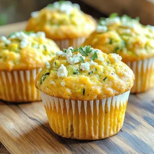 - 1 ½ cups grated zucchini - 1 cup all-purpose flour - ½ cup whole wheat flour - ½ cup crumbled feta cheese - 2 large eggs - ¾ cup plain yogurt (or buttermilk) - ¼ cup olive oil - 1 teaspoon baking powder - 1 teaspoon baking soda - ½ teaspoon salt - ¼ teaspoon black pepper - ¼ teaspoon garlic powder - ¼ teaspoon dried oregano - Optional: Chopped fresh herbs (like dill or parsley) These ingredients come together to make delicious feta zucchini muffins. The zucchini adds moisture and a fresh taste. Feta cheese brings a salty and creamy flavor, which makes these muffins special. You can use fresh herbs for a bright twist. For the full recipe, check out the [Full Recipe]. Gather these ingredients, and let’s get cooking! 1. Preheat your oven to 350°F (175°C). Line a 12-cup muffin tin with paper liners or grease it with cooking spray. 2. Grate 1 medium zucchini until you have 1 ½ cups. Place it in a bowl, sprinkle with a pinch of salt, and let it sit for about 10 minutes. This helps draw out excess moisture. After 10 minutes, take a clean kitchen towel and gently squeeze the zucchini to remove as much liquid as possible. 1. In a large bowl, crack 2 large eggs. Add ¾ cup plain yogurt and ¼ cup olive oil. Whisk until well combined. 2. Now, fold in the drained grated zucchini and ½ cup crumbled feta cheese. Mix gently to keep the feta intact. 1. In another bowl, whisk together 1 cup all-purpose flour, ½ cup whole wheat flour, 1 teaspoon baking powder, 1 teaspoon baking soda, ½ teaspoon salt, ¼ teaspoon black pepper, ¼ teaspoon garlic powder, and ¼ teaspoon dried oregano. 2. Gradually add the dry mixture to the wet mixture. Stir gently until just combined. Remember, a few lumps are okay! Follow these steps, and you’ll have a wonderful batter ready for baking. For the complete recipe, check out the Full Recipe section. To bake perfect muffins, avoid overmixing the batter. Overmixing makes muffins tough. Stir gently until you see no dry flour. A few lumps are okay; they won't hurt your muffins. Using room temperature ingredients is key. When your eggs and yogurt are at room temperature, they mix better. This helps create a light and fluffy muffin. Don't be afraid to experiment with different herbs. Fresh dill, parsley, or basil can change the taste. Each herb brings its own flavor, making your muffins unique. You might also try adding spices for extra flavor. A pinch of cayenne pepper or paprika can give a nice kick. Just remember, start with a small amount. You can always add more next time. Garnish your muffins with fresh herbs for a pop of color. A sprinkle of chopped parsley looks great on top. It also adds a fresh taste. Serve the muffins with yogurt for added freshness. A dollop of plain yogurt on the side makes a nice contrast. It also adds a creamy texture that pairs well with the muffins. For the full recipe, check out [Full Recipe]. {{image_2}} For those who need gluten-free options, you can swap regular flour for gluten-free flour. This change keeps the muffins light and fluffy. Just make sure to choose a good gluten-free blend. If you want a vegan version, use flax eggs instead of regular eggs. To make flax eggs, mix one tablespoon of ground flaxseed with three tablespoons of water. Let it sit for a few minutes until it thickens. Also, replace the yogurt with plant-based yogurt for creaminess. You can add sun-dried tomatoes or olives for a burst of flavor. Both ingredients give the muffins a savory twist. If you want a different cheese taste, try goat cheese or even a sharp cheddar. These options can change the flavor profile while keeping it delicious. You can make mini muffins for bite-sized treats. This is great for parties or snacks. Just adjust the baking time to about 12-15 minutes. For a heartier option, go for large bakery-style muffins. They make a great breakfast or lunch option and still bake nicely in the same way as standard-sized muffins. For the full recipe, check out the details above. Store your feta zucchini muffins at room temperature. Place them in an airtight container. They will stay fresh for up to three days. If you want to keep them soft, add a slice of bread into the container. The bread helps keep the muffins moist. For long-term storage, freeze your muffins. Allow them to cool completely. Wrap each muffin in plastic wrap, then place them in a freezer bag. Label the bag with the date. These muffins can last up to three months in the freezer. When you're ready to enjoy one, just take it out and let it thaw. Reheat your muffins in the oven for the best taste. Preheat the oven to 350°F (175°C). Place the muffins on a baking sheet. Heat them for about 10 minutes. You can also use a microwave. Heat each muffin for about 30 seconds. Enjoy them warm for the best flavor. For the full recipe, check out the complete guide on feta zucchini muffins! You can check if the muffins are done in a few ways. The tops should look golden brown and firm to the touch. You can also gently press the center; it should spring back. If you want to be sure, use a toothpick. Insert it into the center. If it comes out clean or with a few crumbs, your muffins are ready. Yes, you can use frozen zucchini. Just make sure to thaw and drain it well. Frozen zucchini has more water, so be careful. Squeeze out the extra moisture using a clean towel. This will help your muffins stay fluffy and not soggy. Fresh zucchini is best, but frozen works in a pinch. If you don’t have feta cheese, there are great options. You can use goat cheese for a creamy texture. Or try ricotta for a mild flavor. Another choice is queso fresco, which adds a nice touch. Each cheese brings a different taste, so feel free to experiment. You can find the full recipe [here](insert link). This blog post covers how to make delicious zucchini muffins. We discussed the main and additional ingredients, including grated zucchini and feta cheese. I provided clear steps for mixing, baking, and enhancing flavors. You learned tips for perfect muffins and variations to suit your needs. In summary, these muffins are tasty, easy to make, and adaptable. You can enjoy them fresh or store them for later.