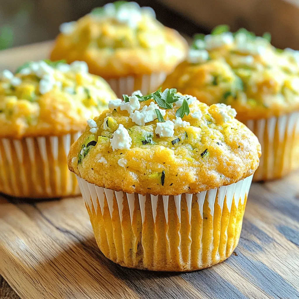 Feta Zucchini Muffins Flavorful and Easy Recipe