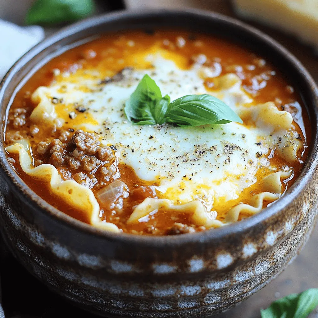 The BEST Lasagna Soup Delicious and Hearty Dish