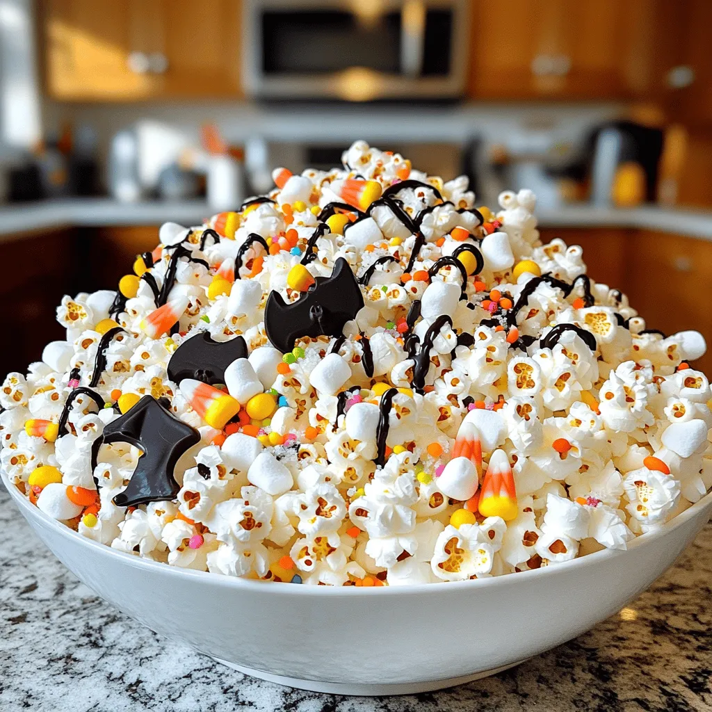 Halloween Popcorn Delight Spooky and Fun Treat