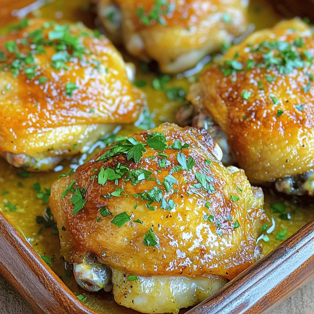 Garlic Butter Baked Chicken Juicy and Flavorful Dish