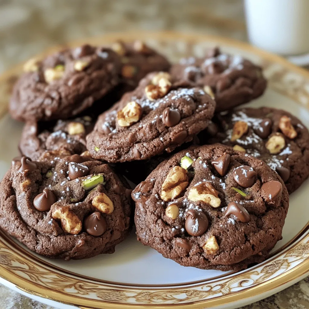 Chocolate Zucchini Cookies Delightfully Rich Treat