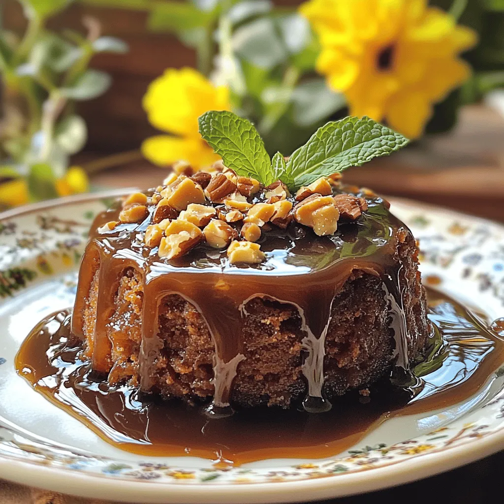 Delicious Sticky Toffee Pudding Easy Homemade Recipe