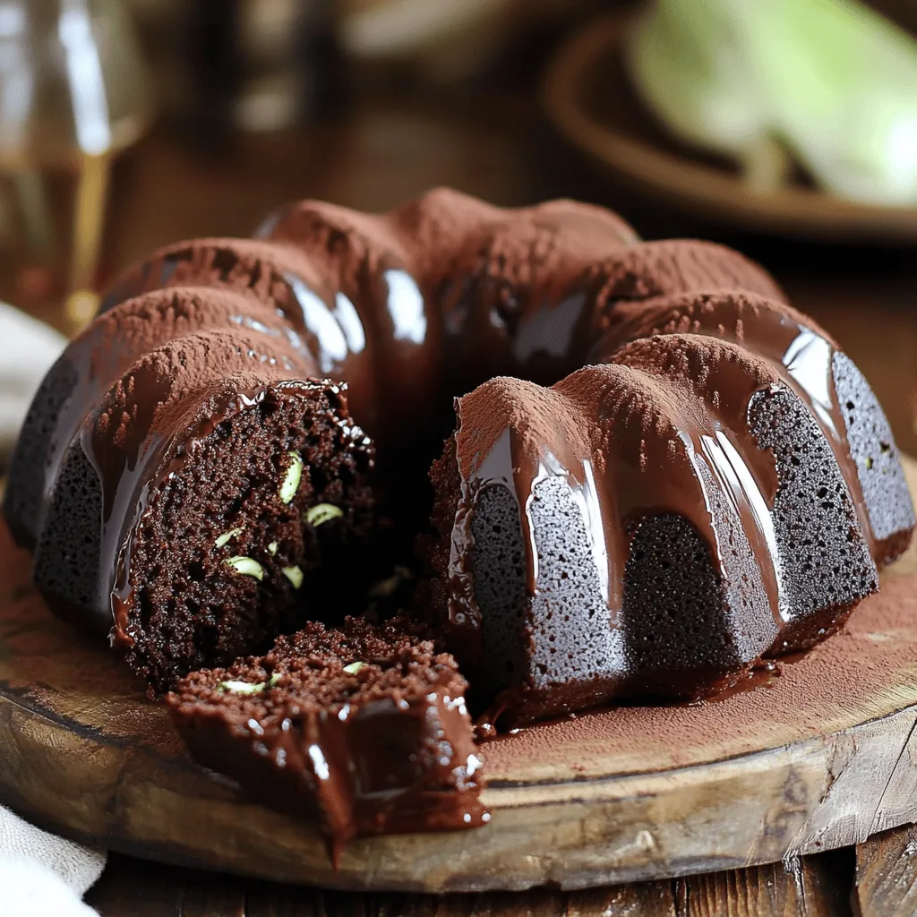Keto Chocolate Zucchini Bundt Cake Rich and Moist Recipe