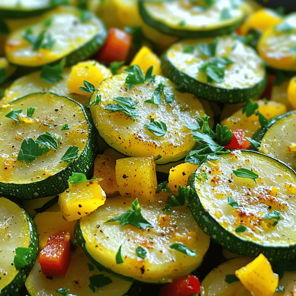 Roasted Zucchini and Summer Squash Flavorful Dish
