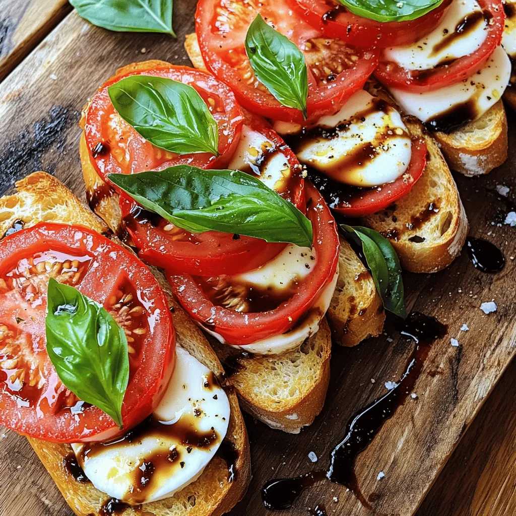Baguette Caprese Salad Fresh and Flavorful Delight