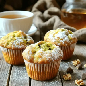 To make these tasty gluten-free zucchini muffins, gather these main ingredients: - 2 cups grated zucchini (about 2 medium zucchinis) - 1 cup gluten-free all-purpose flour - 1/2 cup almond flour - 1/2 teaspoon baking soda - 1 teaspoon baking powder - 1 teaspoon ground cinnamon - 1/2 teaspoon nutmeg - 1/4 teaspoon salt - 1/2 cup honey or maple syrup - 1/2 cup unsweetened applesauce - 2 large eggs - 1 teaspoon vanilla extract These ingredients work together to create a moist, flavorful muffin. Zucchini adds moisture and nutrition, while the flours provide the right texture. You can make your muffins even more special by adding optional ingredients like: - 1/2 cup chopped walnuts or pecans - 1/2 cup chocolate chips Nuts add crunch and protein. Chocolate chips bring sweetness and joy to every bite. Feel free to mix and match based on your taste. If you want to change things up, consider these substitutions: - Use coconut sugar instead of honey or maple syrup for a lower glycemic index. - Swap almond flour for oat flour if you prefer a different flavor. These swaps keep the muffins gluten-free while catering to your dietary needs. Adjusting sweeteners can change the taste, so choose what fits best for you. For the full recipe, check the details provided earlier. First, preheat your oven to 350°F (175°C). This step is key to getting those muffins to rise nicely. While the oven heats, grab a muffin tin. Line it with paper liners or lightly grease it with cooking spray. This helps keep the muffins from sticking. Next, in a large bowl, mix the dry ingredients. Combine 1 cup of gluten-free all-purpose flour, 1/2 cup of almond flour, 1/2 teaspoon of baking soda, 1 teaspoon of baking powder, 1 teaspoon of ground cinnamon, 1/2 teaspoon of nutmeg, and 1/4 teaspoon of salt. Whisk these together until there are no lumps. This ensures your muffins will have a nice texture. In another bowl, mix the wet ingredients. Whisk together 1/2 cup of honey or maple syrup, 1/2 cup of unsweetened applesauce, 2 large eggs, and 1 teaspoon of vanilla extract. Make sure this mixture is smooth. Gradually add the wet mix to the dry ingredients. Fold gently until just combined. Be careful not to over-mix; this keeps your muffins light. Now, it’s time to add the star of the show—zucchini. Fold in 2 cups of grated zucchini. If you want, you can also add 1/2 cup of chopped walnuts or pecans and 1/2 cup of chocolate chips. Mix them in gently. Fill each muffin cup about 2/3 full with the batter. This gives them room to rise without spilling over. Place your muffin tin in the preheated oven. Bake for 20-25 minutes. To check if they’re done, insert a toothpick into the center. If it comes out clean, they are ready! Once baked, take the muffins out of the oven. Let them cool in the tin for about 5 minutes. After that, transfer them to a wire rack to cool completely. This step helps them stay fluffy. For serving, enjoy the muffins warm. You can dust them with powdered sugar or top them with Greek yogurt for extra creaminess. They pair perfectly with a cup of tea or coffee. Enjoy this tasty treat from the Full Recipe! When baking gluten-free, use the right flour mix. I prefer a blend of gluten-free all-purpose flour and almond flour. This mix gives the muffins a great texture. Always check the flour for lumps before mixing. Sifting can help with this. Next, measure your ingredients correctly. Use a scale for precision. Too much flour can make your muffins dry. Always level off your measuring cups. Spoon the flour into the cup, then level it with a knife. Moisture is key to a yummy muffin. Grated zucchini adds moisture and flavor. Don’t squeeze out the water from the zucchini. You want that moisture in your muffins. Using applesauce also helps keep them soft. You can swap out half the sugar with applesauce. Honey or maple syrup keeps things sweet and moist too. A good mixing bowl is a must. I like a large, sturdy bowl for mixing. A whisk helps blend the dry ingredients well. Use a muffin tin with liners for easy cleanup. Silicone muffin pans are also great. They make it easy to pop out the muffins. A rubber spatula is perfect for folding ingredients gently. For more details on making these tasty muffins, check out the Full Recipe. {{image_2}} You can boost the nutrition of these muffins with healthy add-ins. Adding seeds like chia or flaxseed can give a nice crunch. They also add omega-3 fatty acids, which are good for your heart. Dried fruits, like raisins or cranberries, can sweeten the muffins naturally. They add different textures and flavors. Mix in about 1/2 cup of your favorite seeds or dried fruits for a fun twist. If you want a savory muffin, try adding cheese or herbs. Grated cheese, like cheddar or feta, can add a rich flavor. Fresh herbs, such as basil or thyme, can make your muffins taste special. Just add about 1/2 cup of cheese or a tablespoon of fresh herbs to the batter. These savory muffins are perfect for breakfast or a snack. You can change the flavor of your muffins easily. Adding lemon zest can brighten the taste and make them refreshing. For a sweet twist, fold in chocolate chips. They melt and create gooey pockets of chocolate. You can add about 1 tablespoon of lemon zest or 1/2 cup of chocolate chips to your batter. Each variation offers a new and exciting taste in every bite. For the full recipe, check out the delightful Gluten-Free Zucchini Muffins! To keep your gluten-free zucchini muffins fresh, store them in an airtight container. Place the muffins in a cool, dry spot. They can last for up to three days at room temperature. If you want them to last longer, consider refrigerating them for about a week. Always make sure they are completely cooled before storing. This helps prevent moisture buildup, which can make them soggy. Freezing is a great option for these muffins. First, wrap each muffin tightly in plastic wrap. Then, place them in a freezer-safe bag or container. They will stay fresh for up to three months in the freezer. When you're ready to eat them, just take out the number you want. Let them thaw in the fridge overnight or pop them in the microwave for a quick treat. To reheat your muffins, you have a few easy options. For a moist muffin, place it in the microwave for about 15-20 seconds. If you prefer a crispier texture, warm it in an oven at 350°F (175°C) for about 5-10 minutes. This method brings back the fresh-baked taste you love. Enjoy them warm for the best flavor! No, you should not use regular flour. Gluten-free flour is specially made for those with gluten issues. Regular flour contains gluten, which can cause problems for some people. If you want to use regular flour, it won't work for a gluten-free diet. Stick with gluten-free all-purpose flour for the best results. You can replace eggs in zucchini muffins. Use 1/4 cup of unsweetened applesauce for each egg. You can also use flaxseed meal. Mix one tablespoon of flaxseed meal with two tablespoons of water. Let it sit for five minutes to thicken. This mixture works well in baking too. Zucchini adds moisture and nutrition to muffins. It is low in calories and high in vitamins. Zucchini is a good source of fiber. It helps with digestion and keeps you full longer. Additionally, zucchini is rich in antioxidants. These help protect your body from damage. Using zucchini in baking makes your treats healthier without losing flavor. Gluten-free zucchini muffins are easy and fun to make. You learned about key ingredients, simple steps, and useful tips. I shared ways to add flavor and keep muffins fresh. You can store them well and even freeze extras. Try different flavors to find your favorite. I hope you enjoy baking these muffins as much as I do. Happy baking!