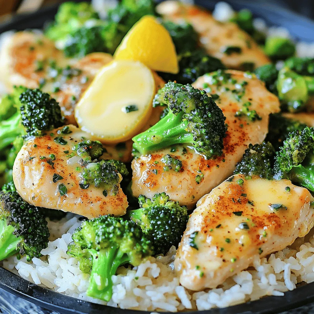 Garlic Butter Chicken & Broccoli Savory Weeknight Meal