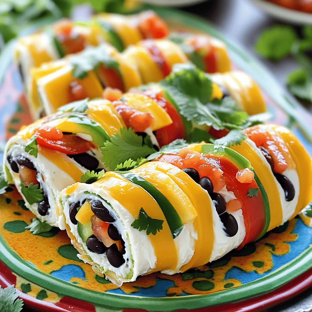 Easy Fiesta Roll Ups Delicious and Simple Snack Recipe