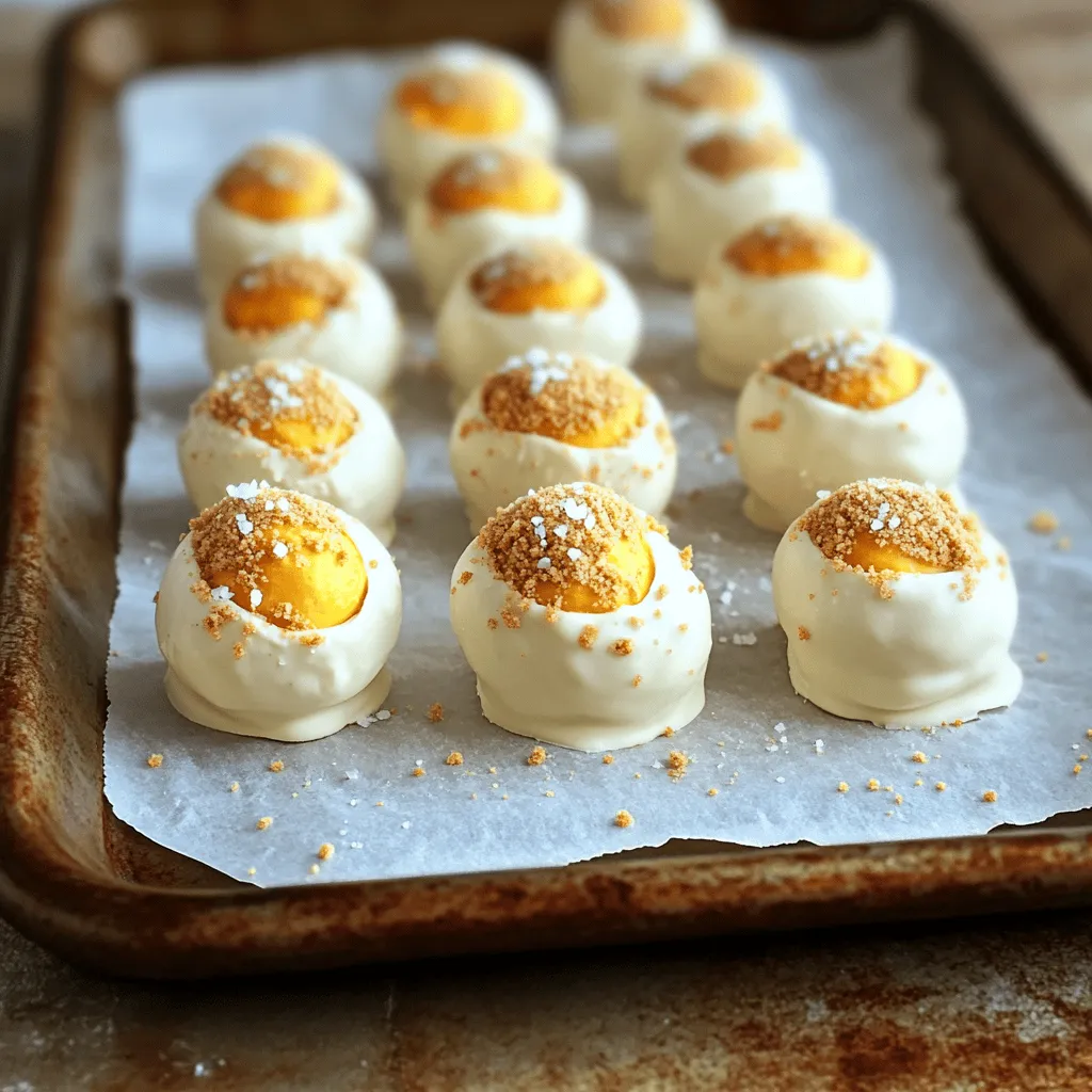 Pumpkin Cheesecake Truffles Irresistible Sweet Treat