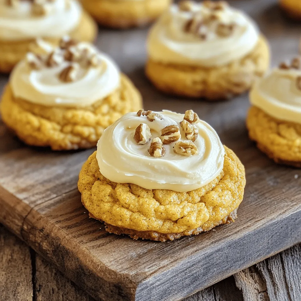 Pumpkin Coffee Cake Cookies Delightful Autumn Treat