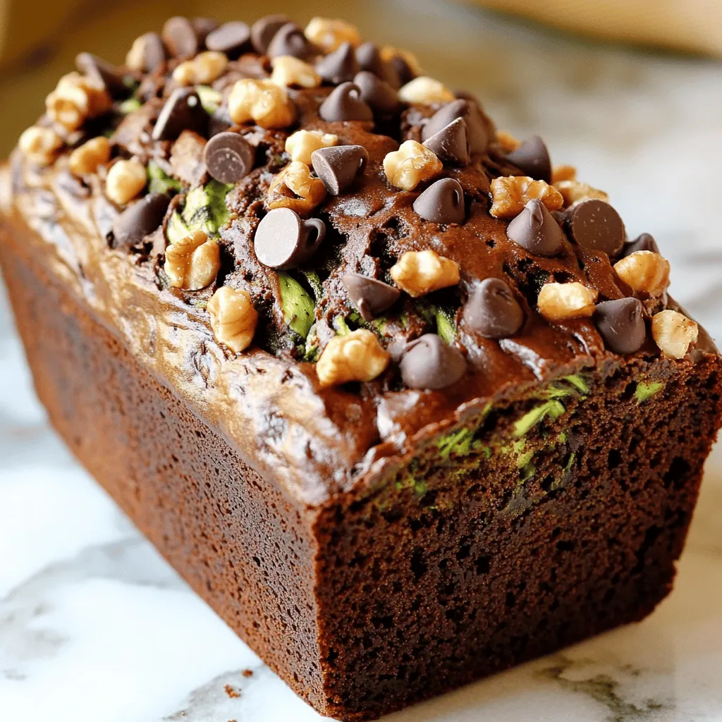 Chocolate Marble Zucchini Bread Delightful and Rich Recipe