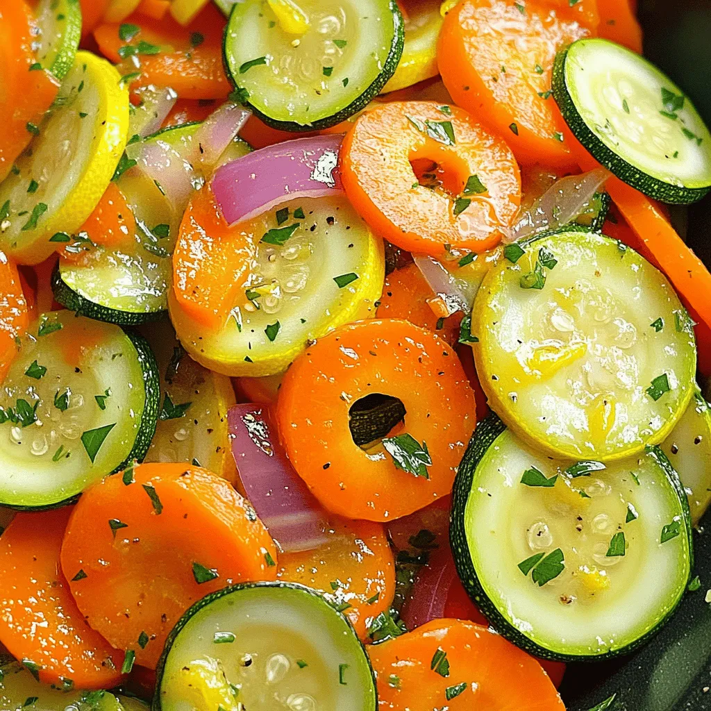 Sautéed Carrots and Zucchini Flavorful Healthy Dish