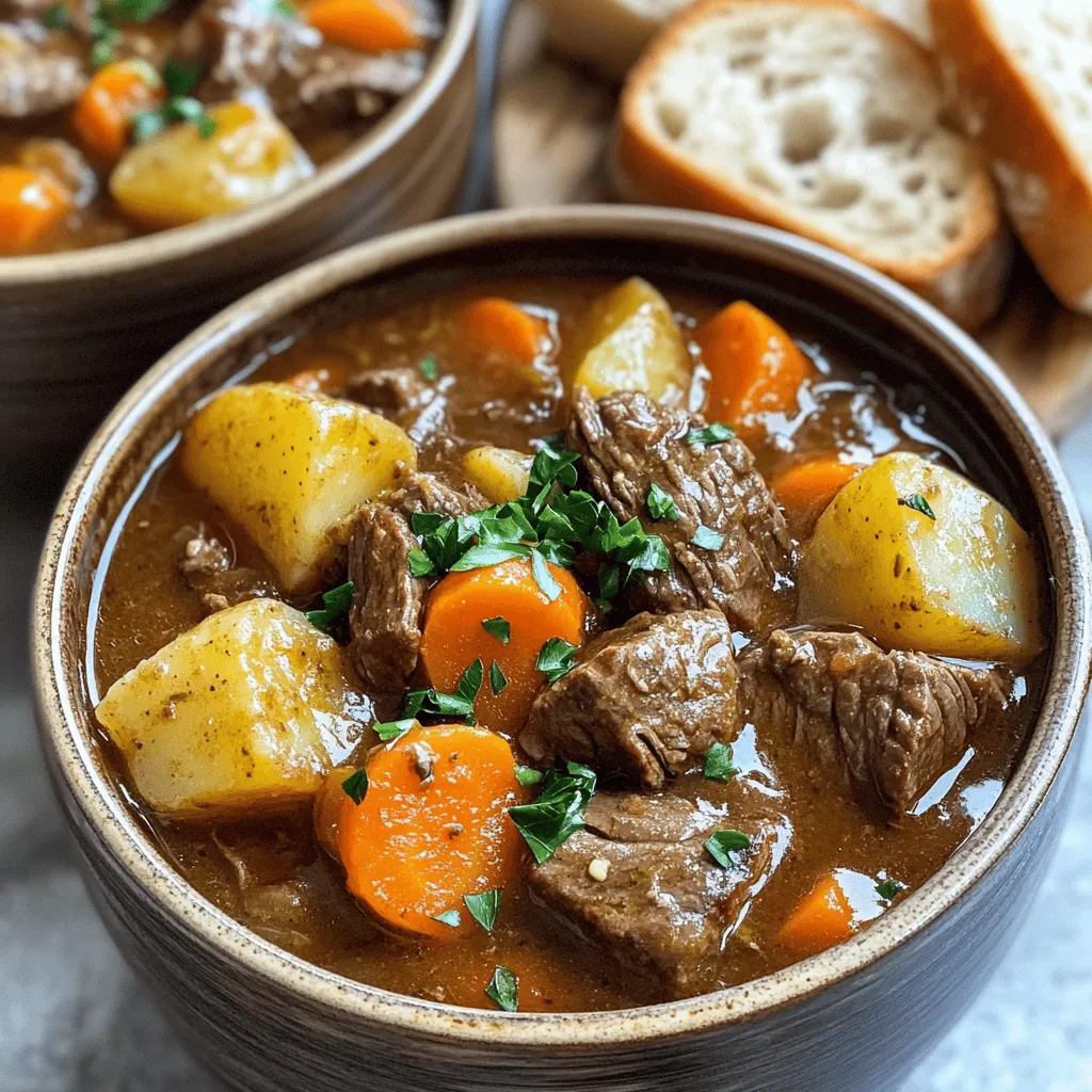 Slow Cooker Beef Stew Easy and Flavorful Recipe