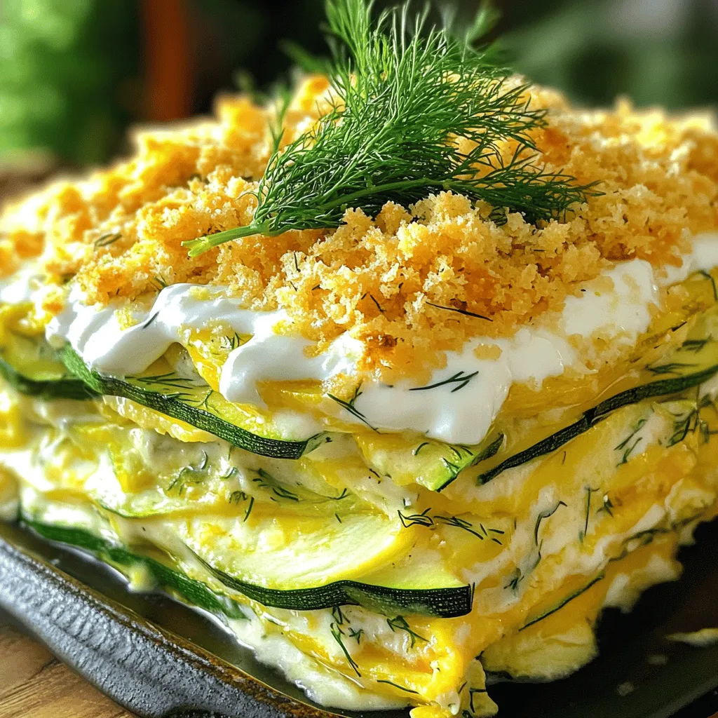Zucchini Dill Casserole Hearty and Flavorful Dish