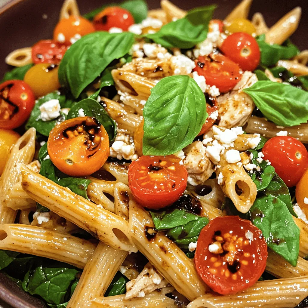 Wholesome Balsamic Chicken Pasta Quick and Tasty Meal