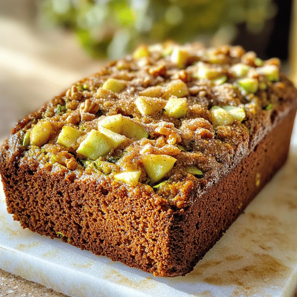 Cinnamon Apple Zucchini Bread Delicious and Simple Recipe