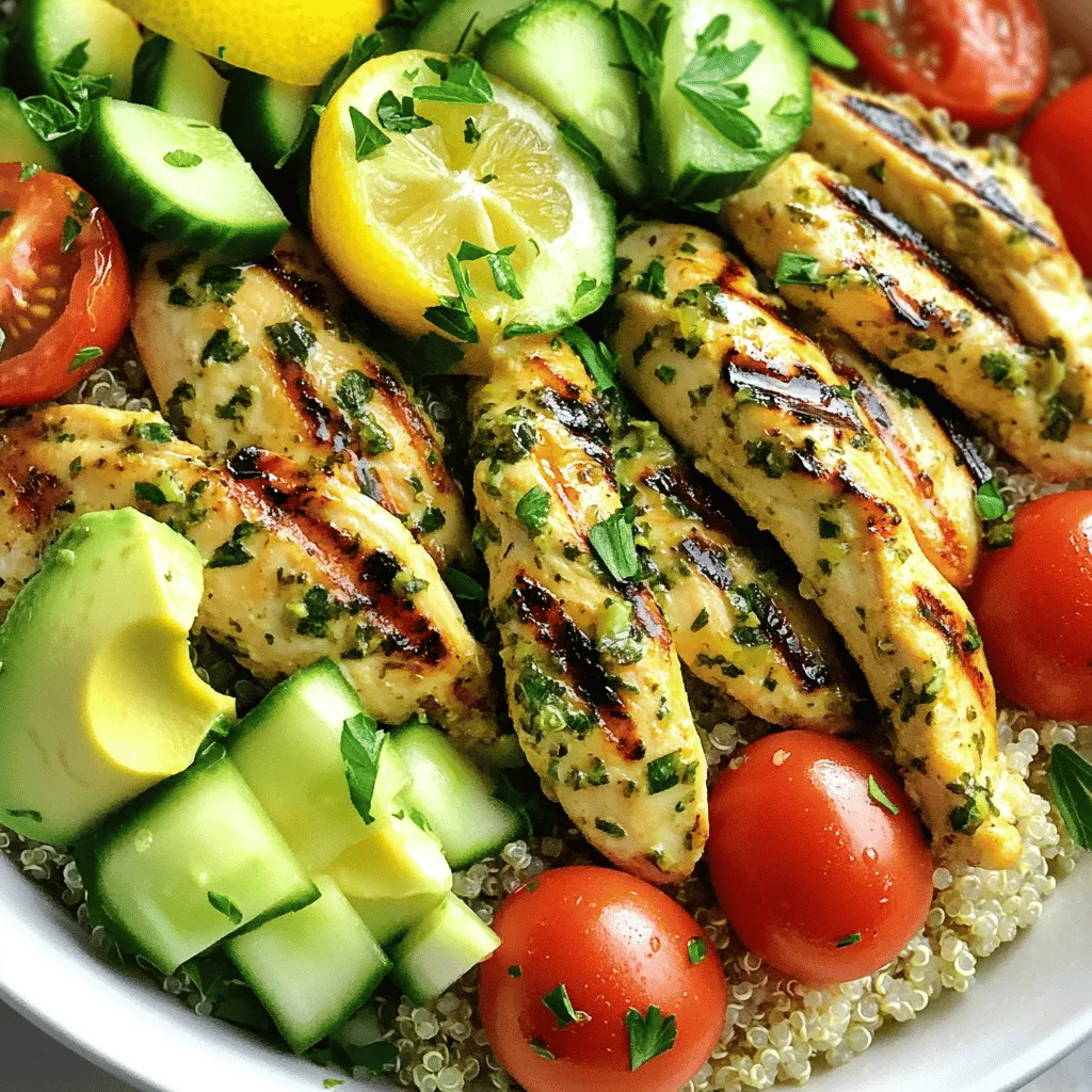 Grilled Lemon Herb Chicken Bowls Flavorful and Fresh