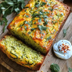 To make this bread, you need key items that create its rich flavor and texture: - 2 cups grated zucchini (about 2 medium zucchinis) - 1 cup all-purpose flour - 1 teaspoon baking powder - 1/2 teaspoon baking soda - 1/2 teaspoon salt - 1/4 teaspoon black pepper - 1/2 teaspoon garlic powder - 1/2 cup shredded cheddar cheese - 1/4 cup grated Parmesan cheese - 1/4 cup olive oil - 2 large eggs The grated zucchini gives moisture. The flour and leavening agents help it rise. The cheeses add a creamy, savory taste that you’ll love. You can customize your zucchini bread with optional items: - 1/4 cup fresh herbs (like parsley or chives), chopped - Red pepper flakes for heat Adding fresh herbs brings brightness. You can also mix in different cheeses for fun flavors. For spice lovers, red pepper flakes kick it up a notch. If you’re looking for swaps, consider: - Using gluten-free flour - Replacing eggs with flaxseed meal for vegan needs This flexibility makes it easy to adapt to your taste and diet. You can find the Full Recipe to guide you through making this delicious bread. 1. Preheat your oven to 350°F (175°C). Grease your loaf pan well with olive oil. This helps the bread come out easily. 2. In a large mixing bowl, add the grated zucchini, flour, baking powder, baking soda, salt, black pepper, and garlic powder. Stir everything together until it is well mixed. 1. Next, pour the olive oil and crack in the eggs. Mix until just combined. Do not overmix; it’s okay if some lumps remain. 2. Now, fold in the shredded cheddar cheese, grated Parmesan cheese, and your choice of fresh herbs. If you like heat, sprinkle in some red pepper flakes. 1. Pour the batter into your prepared loaf pan. Smooth the top with a spatula for an even bake. 2. Bake in the oven for 45-50 minutes. To check if it's done, insert a toothpick in the center. If it comes out clean, your bread is ready. 3. Let the bread cool in the pan for about 10 minutes. Then, transfer it to a wire rack to cool completely. Enjoy this delightful recipe! Choosing the right zucchini makes a big difference. Look for firm zucchinis that feel heavy for their size. The skin should be shiny and smooth. Avoid zucchinis with soft spots or blemishes. Moisture content in zucchini is key. Too much moisture can make your bread soggy. To reduce moisture, grate your zucchini and then squeeze it gently in a clean cloth. This step helps you achieve a great texture in your bread. Achieving the perfect texture comes from proper mixing. Mix your dry ingredients well before adding wet ones. This ensures even flavor throughout. Do not overmix the batter after adding wet ingredients. A few lumps are okay! For even baking, place your loaf pan in the center of the oven. This allows heat to circulate around it. Rotate the pan halfway through baking for an even rise and color. When serving, slice the bread while it’s warm. This makes it easy to cut. A sprinkle of fresh herbs on top adds color and flavor. Pair it with creamy yogurt or herb-infused butter for extra delight. Garnishing your bread not only enhances flavor but also adds visual appeal. Consider adding a few thin slices of zucchini or a sprig of parsley on top. This small touch transforms your dish into a beautiful centerpiece. Check out the Full Recipe for more details. {{image_2}} When you make One Bowl Cheesy Zucchini Bread, you can play with the recipe. Here are some fun ideas. You can switch up the cheese for different tastes. Try mozzarella for a milder flavor. Feta can add a salty zing. For a smoky twist, use gouda. If you need gluten-free options, replace the flour with almond or coconut flour. These swaps change the taste but keep it yummy. You can add more veggies to your bread. Grate some carrots or bell peppers for extra color and crunch. Spinach also works well and adds great nutrients. For a herby version, mix in fresh herbs like dill or basil. This gives your bread a fresh taste that’s perfect for summer. Spices can change the flavor of your zucchini bread. Add a pinch of chili powder for heat. For a sweet twist, try cinnamon or nutmeg. You can even mix sweet and savory by adding both types of spices. This lets you create a unique loaf every time. Be sure to check out the Full Recipe for the basic steps. Enjoy experimenting with these ideas to find your favorite version! To keep your leftover zucchini bread fresh, let it cool completely first. Wrap the cooled bread tightly in plastic wrap or aluminum foil. You can also place it in an airtight container. This keeps moisture in and prevents it from drying out. Storing it in a cool, dark place works best. If you want to save zucchini bread for later, freezing is a great option. First, wrap the bread slices in plastic wrap. Then, place them in a freezer bag. Make sure to squeeze out any air. This helps prevent freezer burn. For best results, eat the frozen bread within three months. When you’re ready to enjoy it, take a slice out and let it thaw at room temperature. You can also warm it in the oven for a few minutes for a freshly baked taste. In the fridge, your zucchini bread will last about five to seven days. Always check for signs of spoilage. Look for any mold or off smells. If the bread feels too dry or hard, it may have gone bad. If you notice any of these signs, it’s best to throw it away. Enjoy your One Bowl Cheesy Zucchini Bread while it’s fresh! How do I know if my zucchini bread is done? You can check if the zucchini bread is done by using a toothpick. Insert it into the center of the bread. If it comes out clean, your bread is ready. If there is batter on the toothpick, bake it a little longer. The top should also be golden brown and firm to the touch. Can I make this recipe vegan? Yes, you can make this recipe vegan. Simply replace the eggs with a mix of flaxseed meal and water. Use 1 tablespoon of flaxseed meal mixed with 2.5 tablespoons of water for each egg. This will help bind the ingredients together just like eggs do. Calories per slice of zucchini bread Each slice of this cheesy zucchini bread has about 150 calories. This can vary based on the exact ingredients you use, such as the type of cheese or the amount of oil. Health benefits of the ingredients used Zucchini is low in calories and high in vitamins. It adds moisture to the bread without extra fat. Cheddar and Parmesan add protein and calcium. Olive oil provides healthy fats, while fresh herbs add flavor and nutrients. This bread is a great way to enjoy veggies! What’s the best way to grate zucchini? The best way to grate zucchini is to use a box grater or a food processor. Choose the large holes for a nice texture in your bread. After grating, make sure to squeeze out excess moisture. This helps keep the bread from getting soggy. Can this recipe be made without eggs? Yes, you can make this recipe without eggs. As mentioned, use the flaxseed meal mixture as a substitute. You can also use applesauce or mashed banana for moisture and binding. Just keep in mind that this may change the flavor slightly. One Bowl Cheesy Zucchini Bread is a fun, easy recipe. We covered the key ingredients, plus variations to suit your taste. Remember to pick the best zucchini and check the bread while baking. Don't shy away from trying different cheeses or spices. With simple steps and smart tips, you'll bake a delicious loaf. Store it well for later enjoyment. This recipe brings flavor and nutrition together, making it a smart choice. Enjoy your baking adventure!