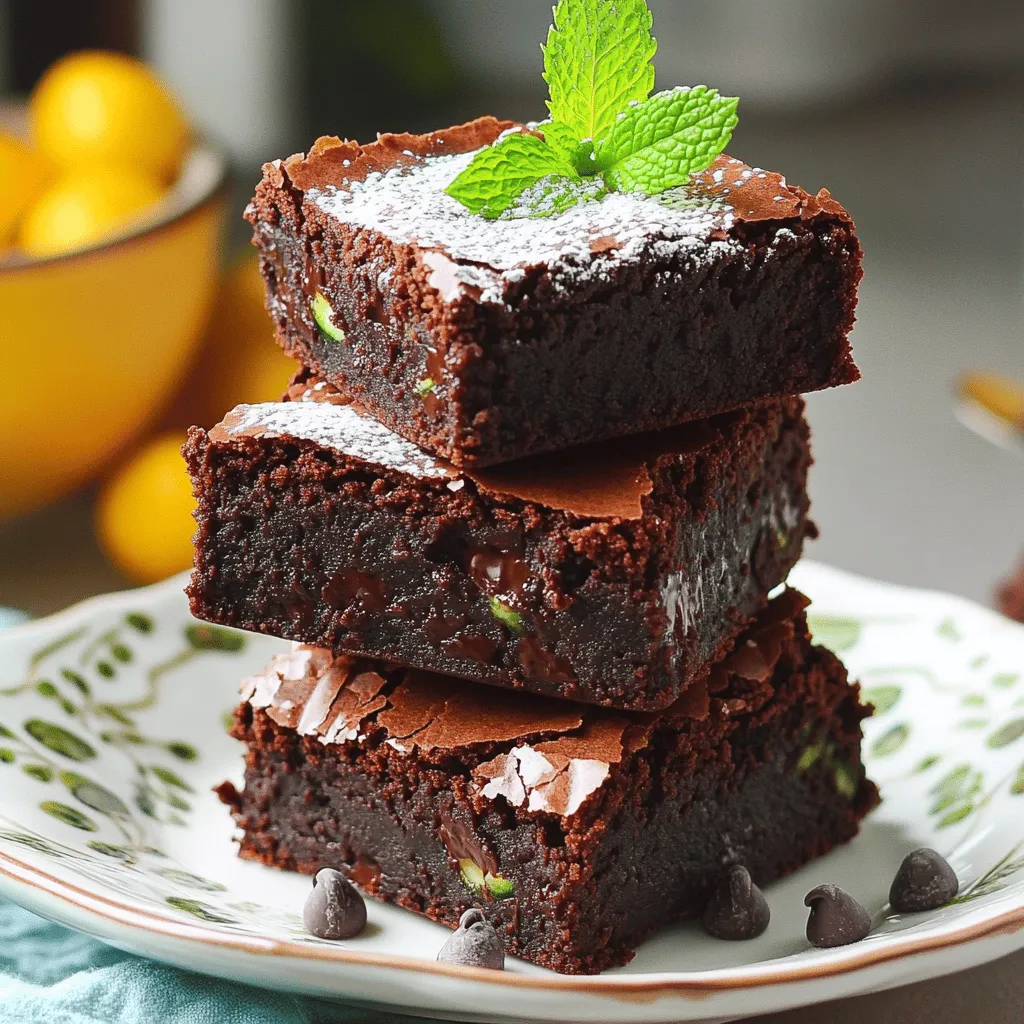 Zucchini Brownies Delightful and Healthy Dessert Recipe