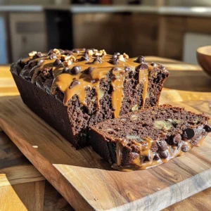 To make chocolate peanut butter zucchini bread, gather these key ingredients: - 1 cup grated zucchini (about 1 medium zucchini) - 1/2 cup creamy peanut butter - 1/2 cup unsweetened applesauce - 1/2 cup brown sugar, packed - 1/4 cup granulated sugar - 2 large eggs - 1 teaspoon vanilla extract - 1 cup all-purpose flour - 1/2 cup cocoa powder - 1 teaspoon baking soda - 1/2 teaspoon baking powder - 1/4 teaspoon salt - 1/2 cup chocolate chips (dark or semi-sweet) - 1/4 cup chopped walnuts or pecans (optional) These ingredients create a moist and rich bread. The zucchini adds moisture without any strong taste. Peanut butter gives it a creamy, nutty flavor. Cocoa powder provides a deep chocolate taste. You can easily swap some ingredients if needed. Use almond butter instead of peanut butter for a nut-free option. Applesauce can be replaced with yogurt for extra tang. If you have no brown sugar, use all granulated sugar. You can use whole wheat flour instead of all-purpose flour for a healthier twist. Getting the measurements right is key. Use a kitchen scale for the most accurate results. One medium zucchini gives about one cup when grated. If you use a different type of sugar, keep the total amount the same. For flour, make sure it is leveled off in the measuring cup. This will ensure the bread rises properly. By following these tips, you'll create a delicious loaf that everyone will love. For the full recipe, check out the details above! First, gather all your ingredients. You will need: - 1 cup grated zucchini - 1/2 cup creamy peanut butter - 1/2 cup unsweetened applesauce - 1/2 cup packed brown sugar - 1/4 cup granulated sugar - 2 large eggs - 1 teaspoon vanilla extract - 1 cup all-purpose flour - 1/2 cup cocoa powder - 1 teaspoon baking soda - 1/2 teaspoon baking powder - 1/4 teaspoon salt - 1/2 cup chocolate chips - 1/4 cup chopped walnuts or pecans (optional) Make sure to wash and grate the zucchini. The smaller the pieces, the better they mix. In a large bowl, mix the grated zucchini, peanut butter, applesauce, brown sugar, granulated sugar, eggs, and vanilla extract. Use a whisk to blend everything until smooth. This step is key. It helps the sugars dissolve and creates a nice base for your bread. In a separate bowl, whisk together the all-purpose flour, cocoa powder, baking soda, baking powder, and salt. This helps mix the dry ingredients evenly. It’s important to do this before adding them to the wet mix. Now, gently add the dry mix to the wet mix. Use a spatula to fold everything together. Be careful not to overmix. Next, fold in your chocolate chips and nuts. Pour the batter into a greased loaf pan. Smooth the top with a spatula. Bake it in a preheated oven at 350°F (175°C) for 50-60 minutes. To check if it’s done, insert a toothpick into the center. If it comes out clean, it’s ready. Once baked, let it cool in the pan for 10 minutes. Then, transfer it to a wire rack to cool completely. For more details, check the Full Recipe. When selecting zucchini, look for firm, shiny skin. Avoid any that feel soft or have blemishes. Choose smaller zucchinis, as they tend to be sweeter and less watery. Remember, fresh zucchini gives the best flavor to your bread. To achieve a moist and fluffy bread, squeeze out excess water from the grated zucchini. You can use a clean kitchen towel for this. Do not overmix the batter; mix until just combined. This keeps the bread light and airy. If your bread is too dense, check if you overmixed the batter. For bread that doesn't rise, ensure your baking soda and powder are fresh. If the edges brown too quickly, cover them with foil halfway through baking. This helps your bread cook evenly. {{image_2}} You can easily make this recipe gluten-free. Simply swap the all-purpose flour for a gluten-free blend. Many brands offer great mixes that work well in baking. Make sure the blend contains xanthan gum for better texture. This keeps your bread moist and fluffy. Just follow the same measurements in the recipe. Want to jazz up your zucchini bread? Consider adding spices! Cinnamon or nutmeg can add warmth and depth. You might also try a splash of espresso powder. This brings out the chocolate flavor more. Another option is a bit of orange zest. It gives a fresh twist to the taste. You can even add vanilla bean seeds for an extra touch of luxury. If you want to change things up, you can switch the nuts. Almonds or hazelnuts are great choices. They add a nice crunch and flavor. For the chocolate, try using white chocolate chips. They create a sweet contrast to the rich flavors. You can also add a swirl of nut butter on top before baking. This creates a pretty design and extra taste. Feel free to mix and match these ideas to make this recipe your own! For the complete recipe, you can refer to the [Full Recipe]. To keep your chocolate peanut butter zucchini bread fresh, wrap it well. Use plastic wrap or aluminum foil. Store it at room temperature for up to three days. If you want it to last longer, move it to the fridge. This will keep it fresh for about a week. Freezing is a great option if you have extra bread. Slice the loaf before freezing. Wrap each slice tightly in plastic wrap, then place them in a freezer bag. Make sure to remove as much air as possible. This way, you can enjoy a slice whenever you like. The bread can stay good in the freezer for three months. To reheat your bread, you have a few options. For the best taste, use the oven. Preheat it to 350°F (175°C). Place the bread on a baking sheet and warm it for about 10 minutes. If you’re in a hurry, use a microwave. Heat each slice for about 15-20 seconds. Enjoy your chocolate peanut butter zucchini bread warm for a delicious treat. For the full recipe, check out the recipe section above. Yes, you can use frozen zucchini. Just make sure to thaw and drain it first. This will remove excess water. If you skip this step, your bread could turn out soggy. You can grate fresh zucchini and freeze it for later use too. Check your bread with a toothpick. Insert it into the center of the loaf. If it comes out clean, your bread is ready. Baking times may vary, so start checking around 50 minutes. The edges should look firm and the top should spring back slightly when pressed. This recipe uses grated zucchini, which adds moisture and nutrients. The applesauce replaces some oil and adds natural sweetness. Peanut butter adds protein and healthy fats. Using less sugar and adding nuts also boosts the health factor. Plus, it’s all about balance and enjoying treats mindfully! In this post, we explored how to make chocolate peanut butter zucchini bread. We covered key ingredients and possible substitutes, ensuring you know what to use. I provided step-by-step instructions, helpful tips, and variations to enhance your recipe. You also learned how to store and reheat leftovers. This delicious bread is easy to make and fun to tweak. Enjoy baking and sharing your tasty creation!